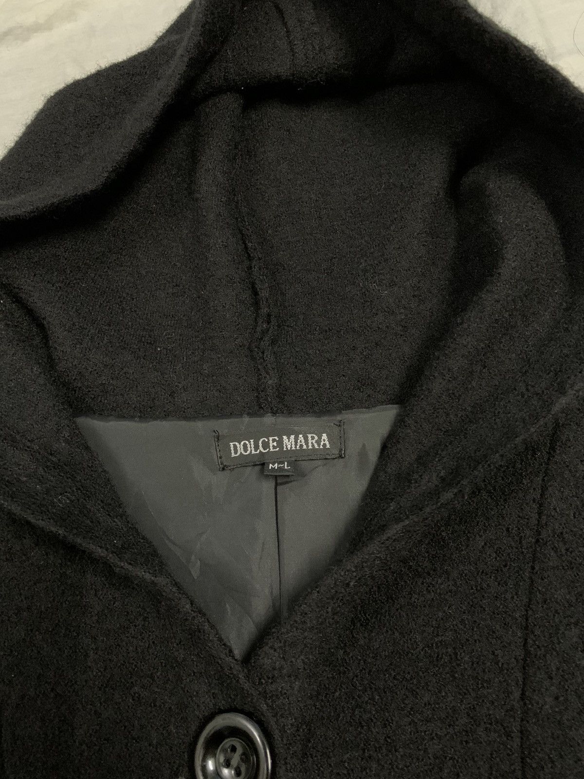 Other Japanese Brand Dolce Mara Wool Button Up Hooded Sweater Size US L / EU 52-54 / 3 - 5 Thumbnail