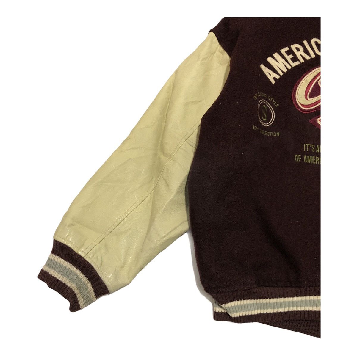 Vintage VJ33 American Answer Champs Big Logo Varsity Jacket Size US L / EU 52-54 / 3 - 6 Thumbnail