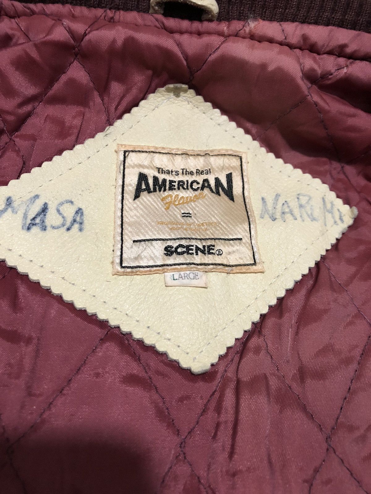 Vintage VJ33 American Answer Champs Big Logo Varsity Jacket Size US L / EU 52-54 / 3 - 4 Thumbnail