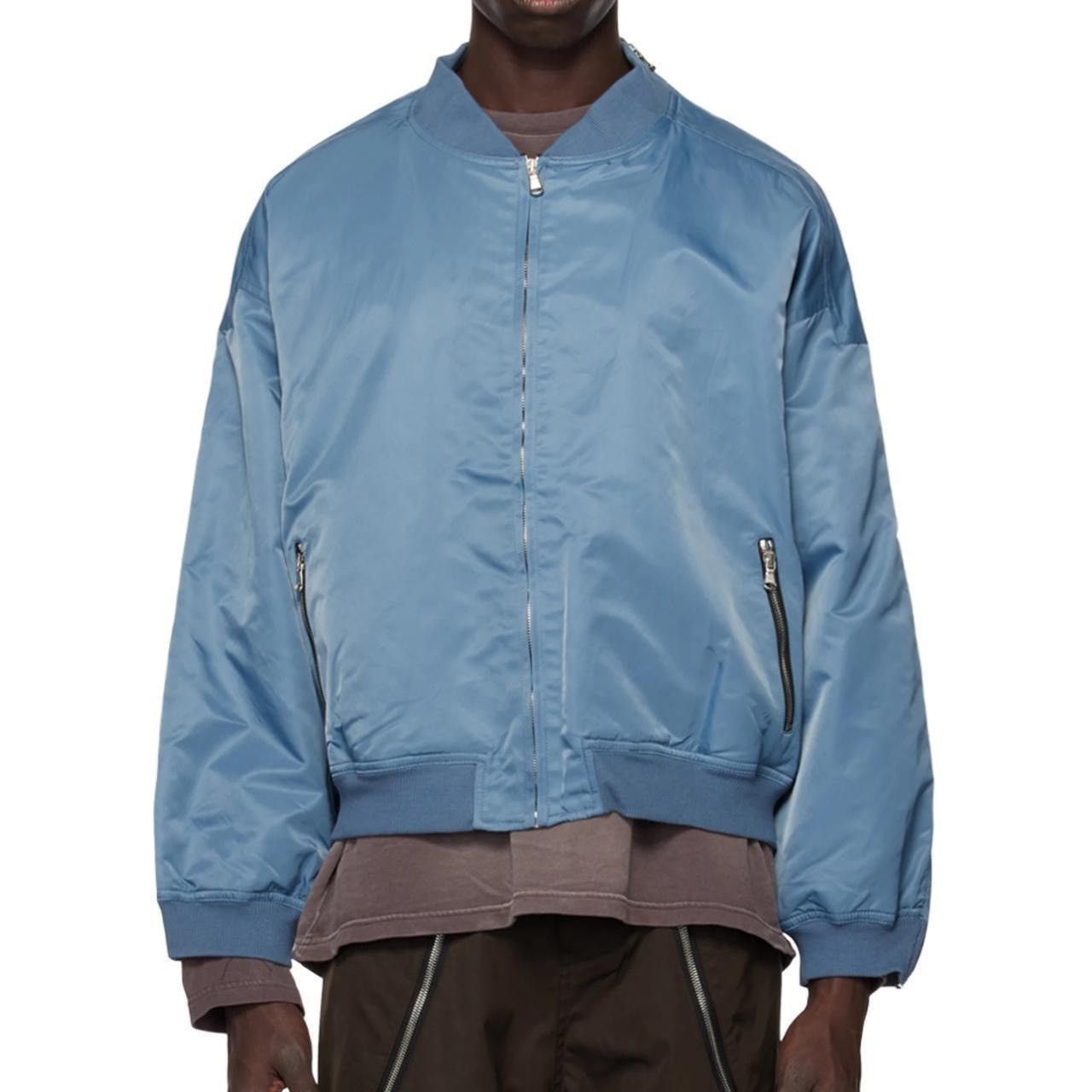 FFFPOSTALSERVICE Hooded Parachute Bomber (Ghost Lilac) | Grailed
