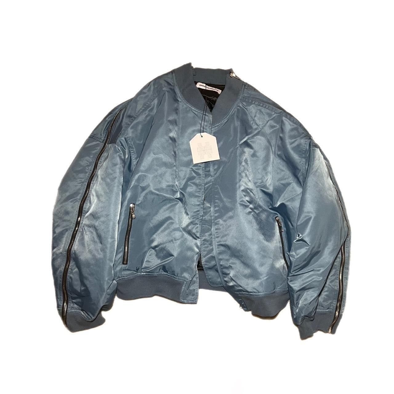 FFFPOSTALSERVICE Zip Ma-1 Bomber Jacket (Sky) Size US M / EU 48-50 / 2 - 2 Thumbnail