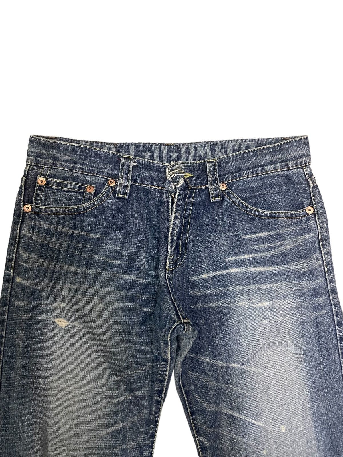 Japanese Brand Vintage Y2K Japanese Cocolulu Spellout Loose Cut Jeans Size US 33 - 5 Thumbnail