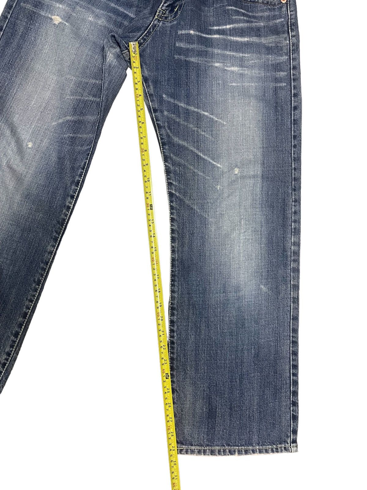 Japanese Brand Vintage Y2K Japanese Cocolulu Spellout Loose Cut Jeans Size US 33 - 13 Thumbnail