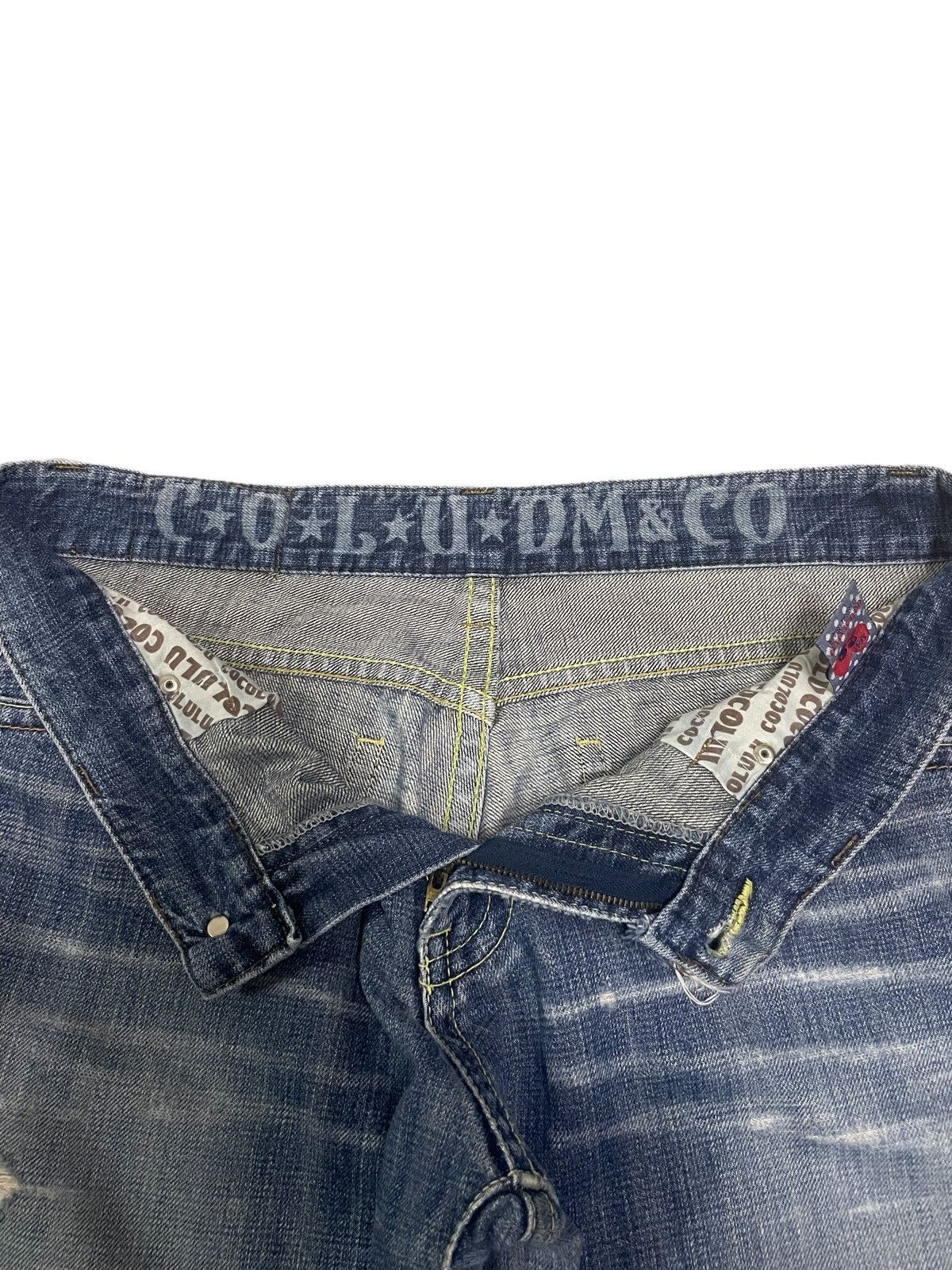 Japanese Brand Vintage Y2K Japanese Cocolulu Spellout Loose Cut Jeans Size US 33 - 7 Thumbnail