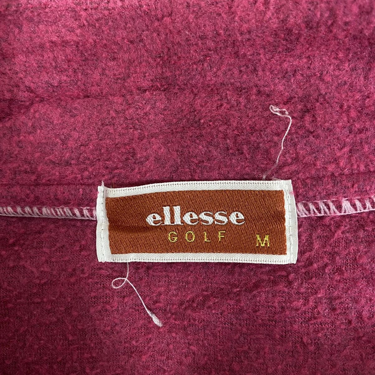 Ellesse Vintage ELLESSE GOLF Brand Print Design Pink Fleece Bomber Size US M / EU 48-50 / 2 - 5 Thumbnail