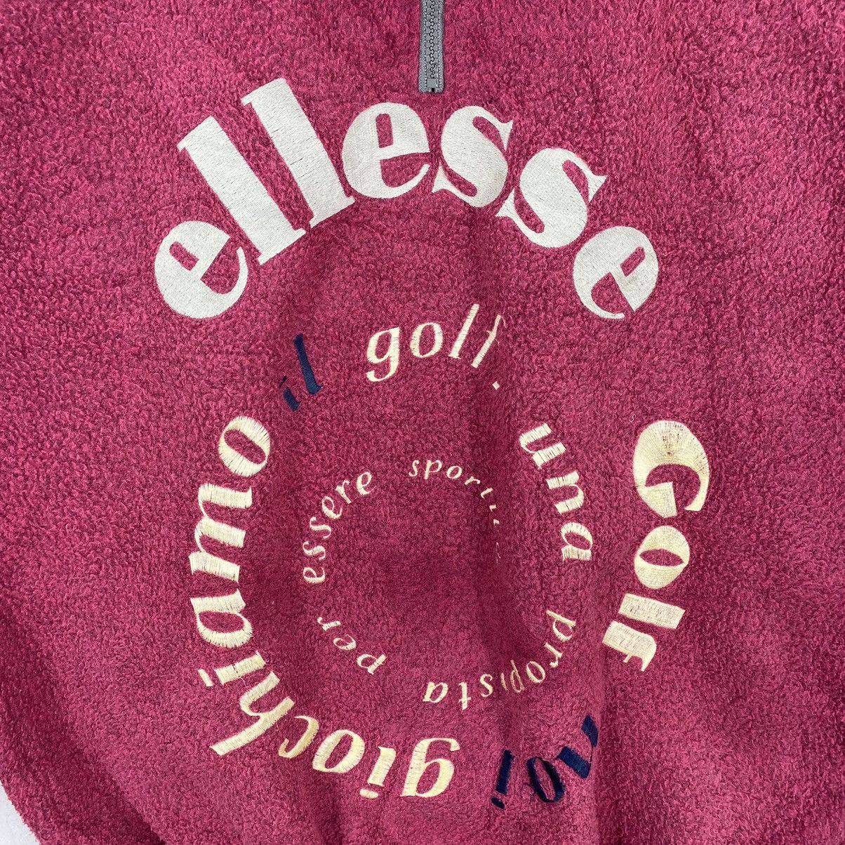 Ellesse Vintage ELLESSE GOLF Brand Print Design Pink Fleece Bomber Size US M / EU 48-50 / 2 - 3 Thumbnail