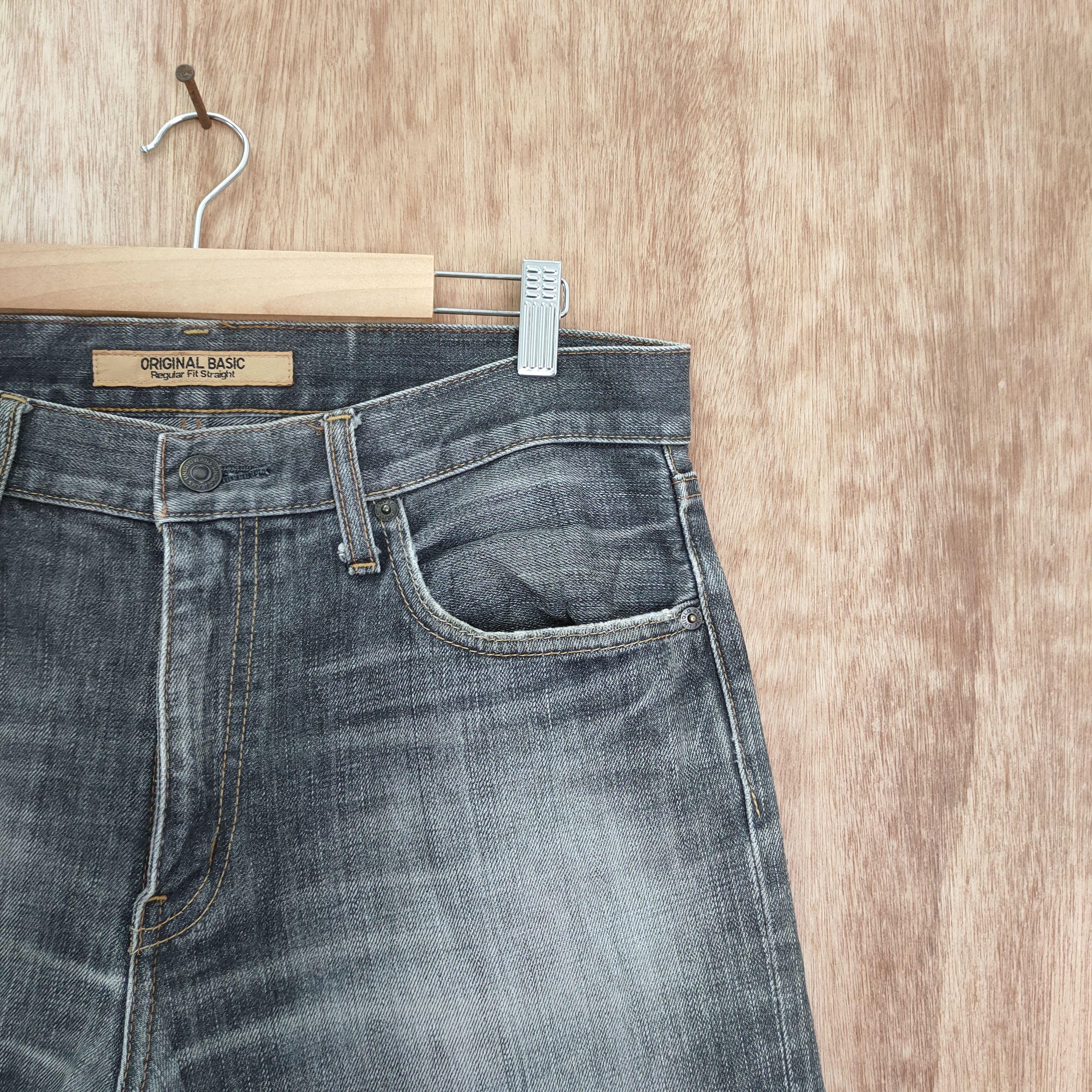 Japanese Brand VINTAGE JAPANESE S002 FADED BLACK JEANS DENIM PANTS Size US 32 / EU 48 - 9 Thumbnail