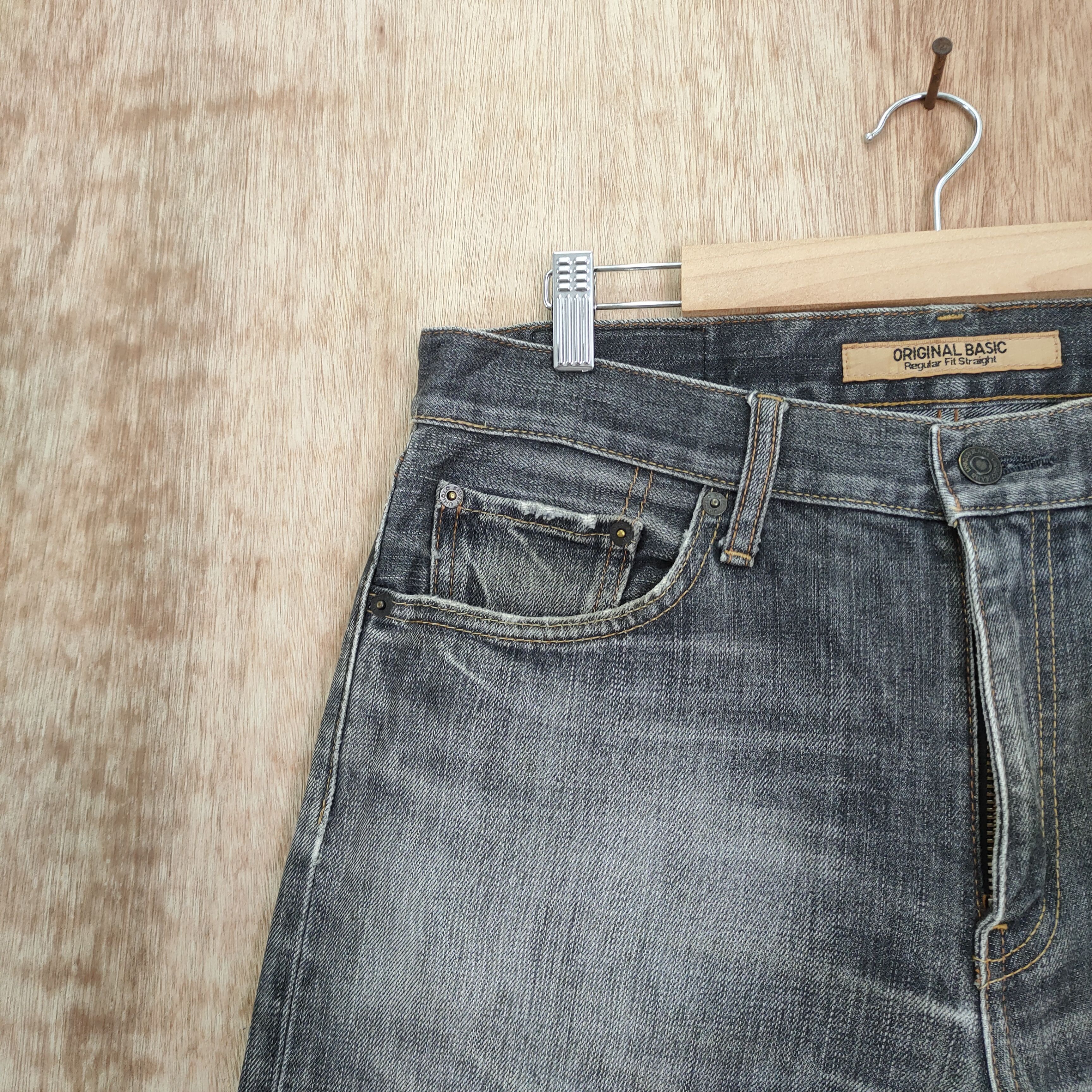 Japanese Brand VINTAGE JAPANESE S002 FADED BLACK JEANS DENIM PANTS Size US 32 / EU 48 - 8 Thumbnail