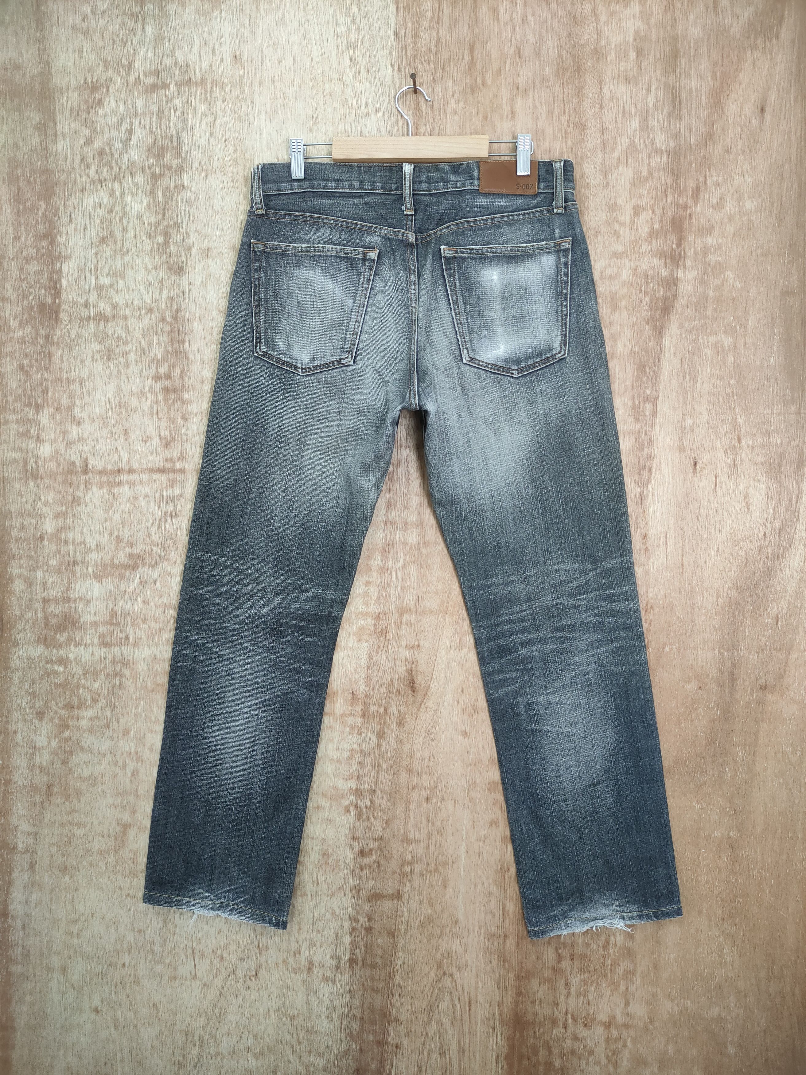 Japanese Brand VINTAGE JAPANESE S002 FADED BLACK JEANS DENIM PANTS Size US 32 / EU 48 - 5 Thumbnail