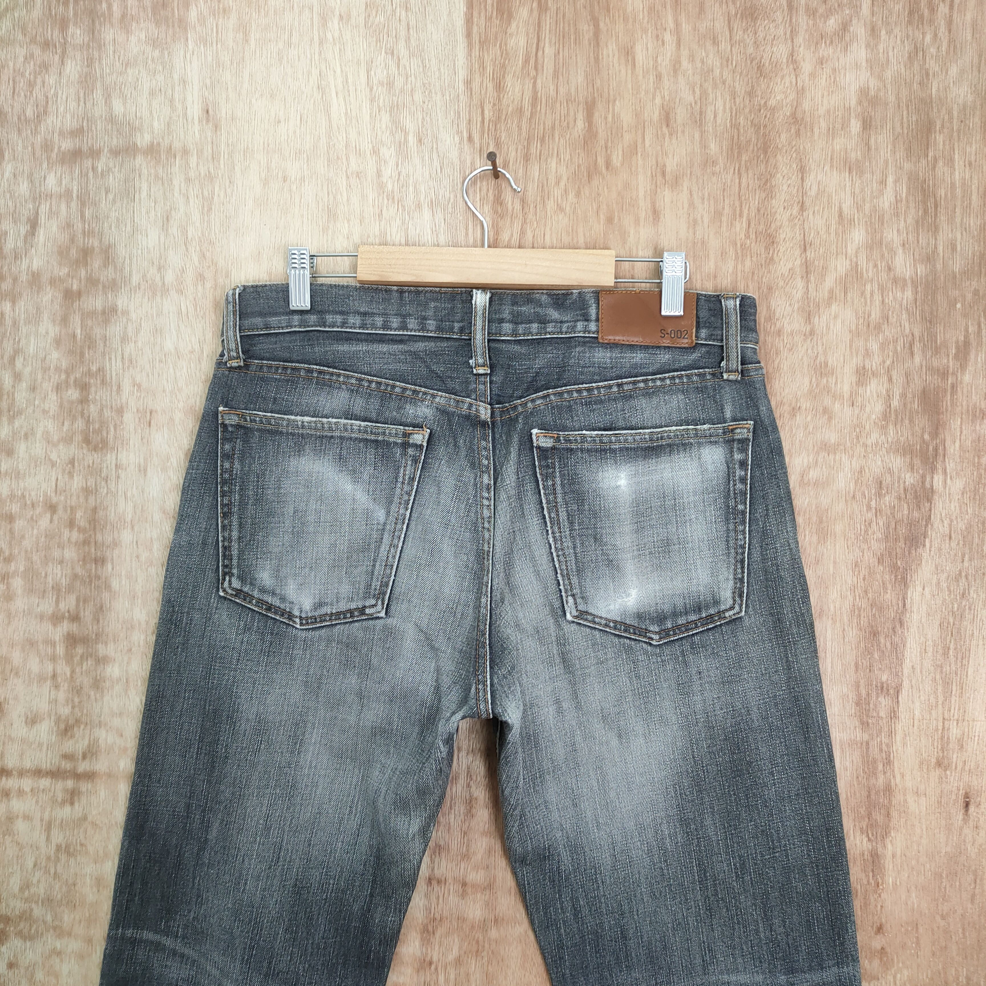 Japanese Brand VINTAGE JAPANESE S002 FADED BLACK JEANS DENIM PANTS Size US 32 / EU 48 - 6 Thumbnail
