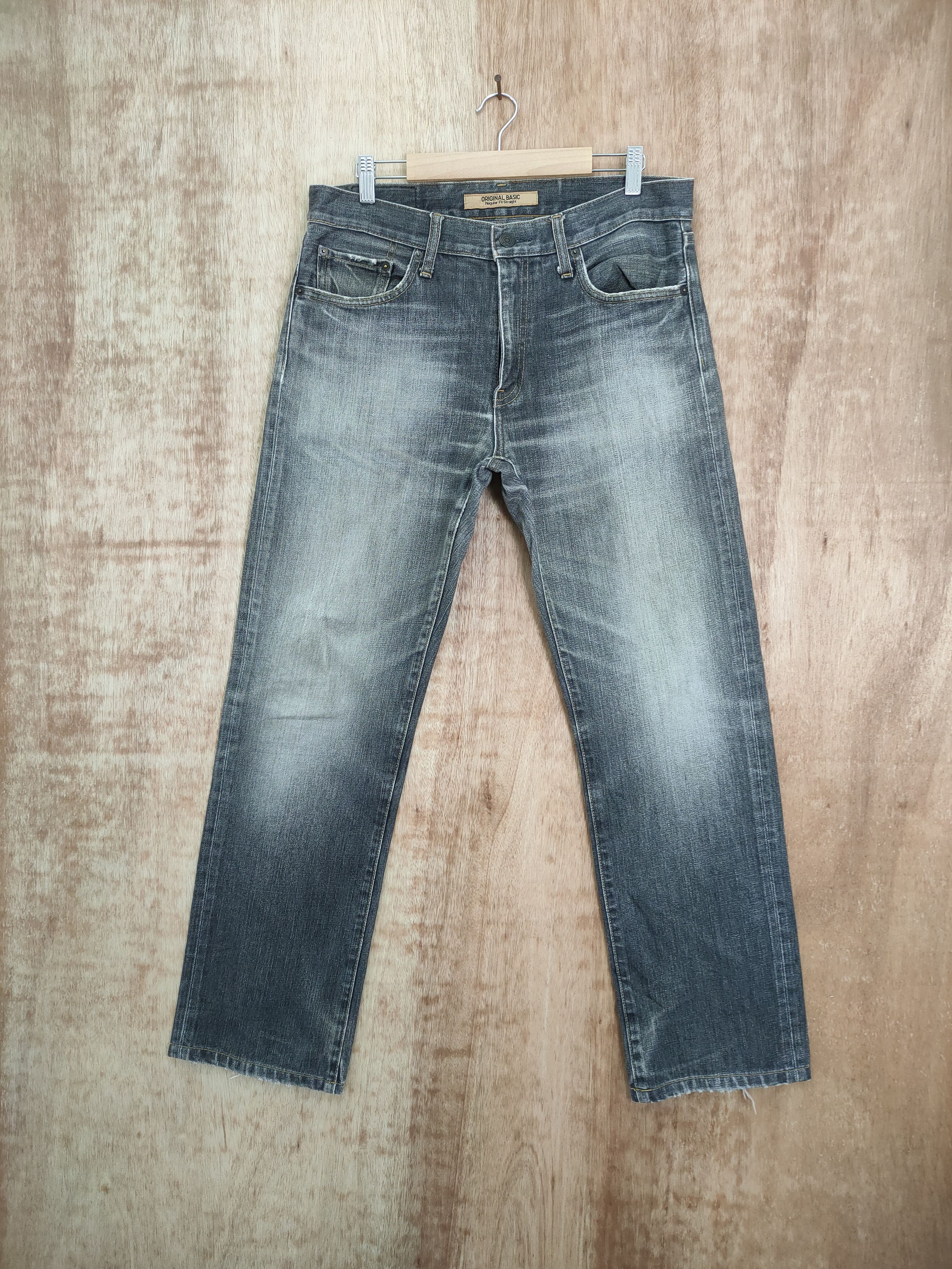 Japanese Brand VINTAGE JAPANESE S002 FADED BLACK JEANS DENIM PANTS Size US 32 / EU 48 - 1 Thumbnail