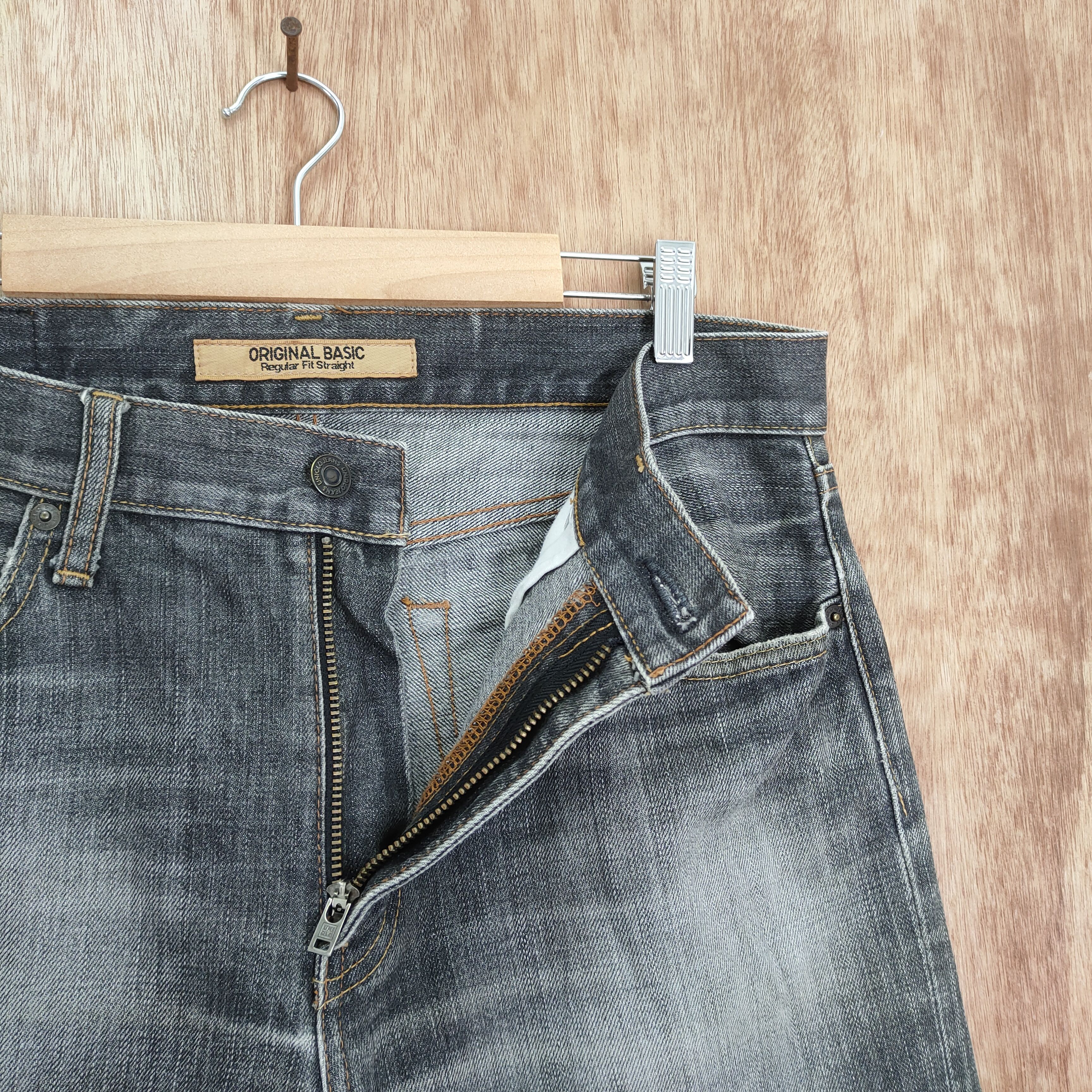 Japanese Brand VINTAGE JAPANESE S002 FADED BLACK JEANS DENIM PANTS Size US 32 / EU 48 - 4 Thumbnail