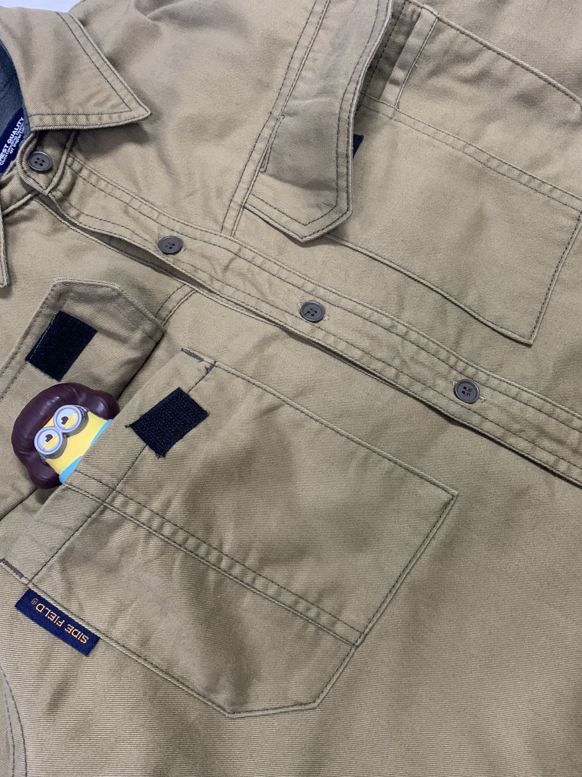 Japanese Brand Vintage Japanese Brand Canvas Blanket Lining Workwear Jacket Size US M / EU 48-50 / 2 - 9 Thumbnail