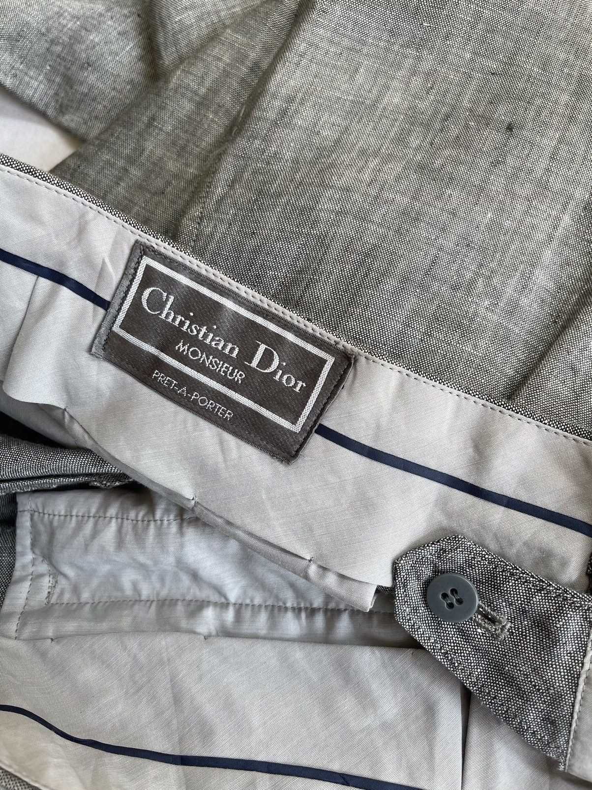 Christian Dior Monsieur CHRISTIAN DIOR BAGGY TROUSERS PANTS Size US 33 - 5 Thumbnail