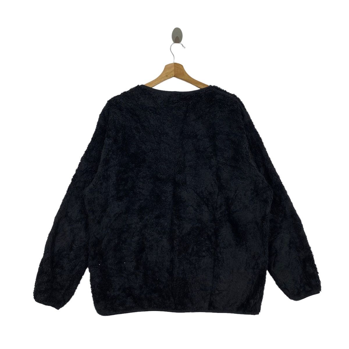 Engineered Garments × Uniqlo ENGINEERED GARMENTS UNIQLO Black Sherpa Fleece Sweatshirt Size US XL / EU 56 / 4 - 3 Thumbnail