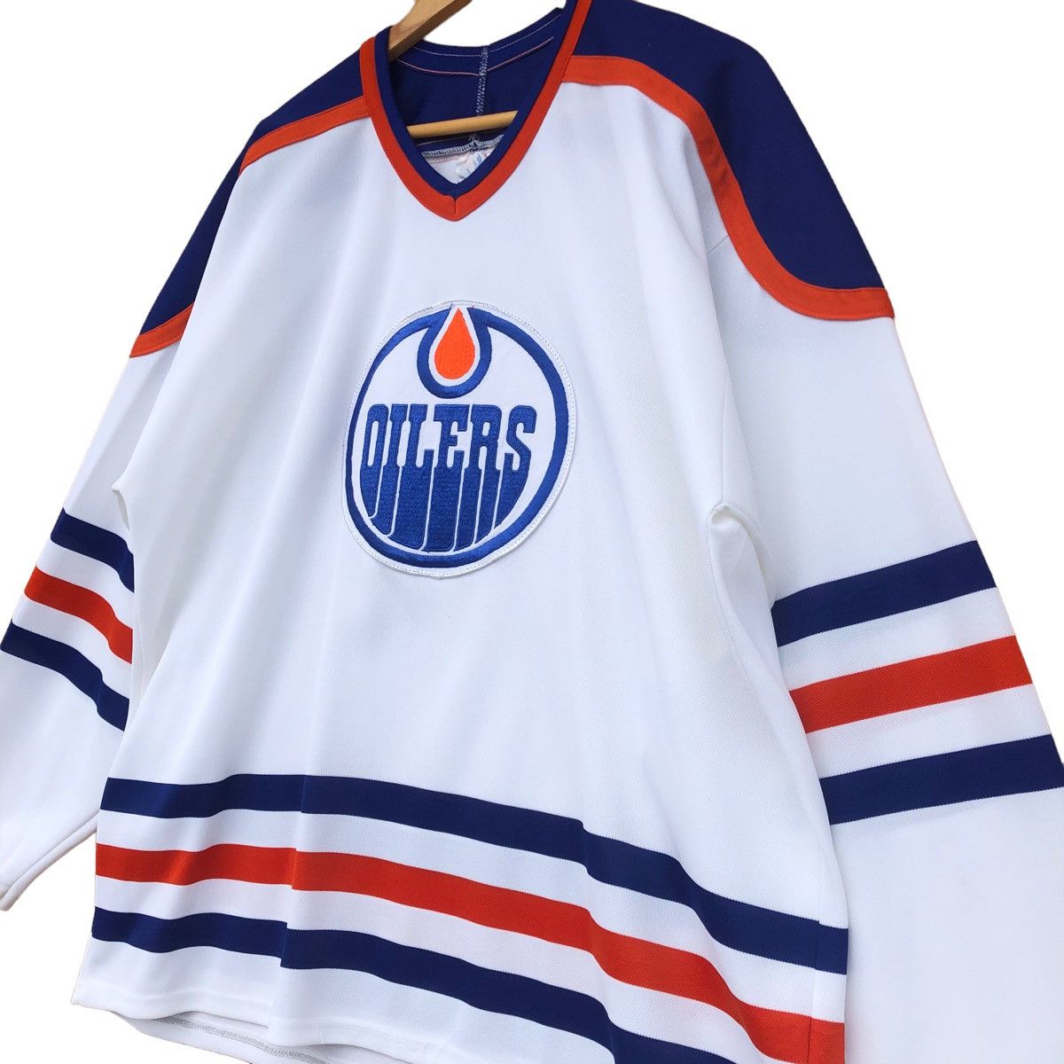 NHL × Vintage True Vintage! 80s edmonton oilers nhl sportwear Size US XL / EU 56 / 4 - 7 Thumbnail