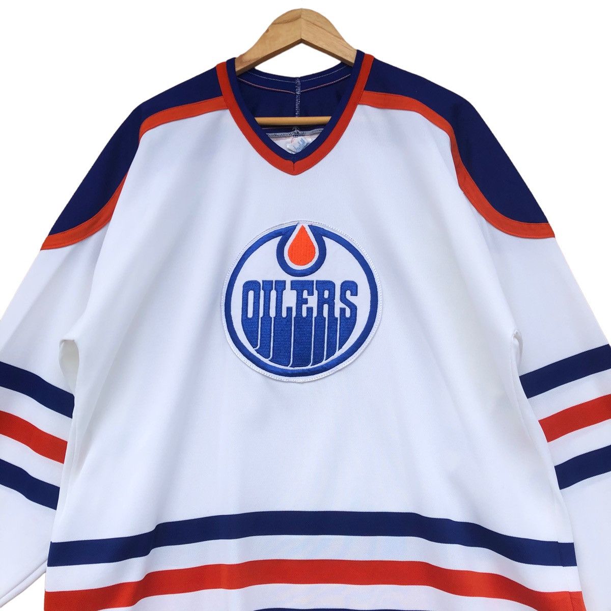 NHL × Vintage True Vintage! 80s edmonton oilers nhl sportwear Size US XL / EU 56 / 4 - 3 Thumbnail
