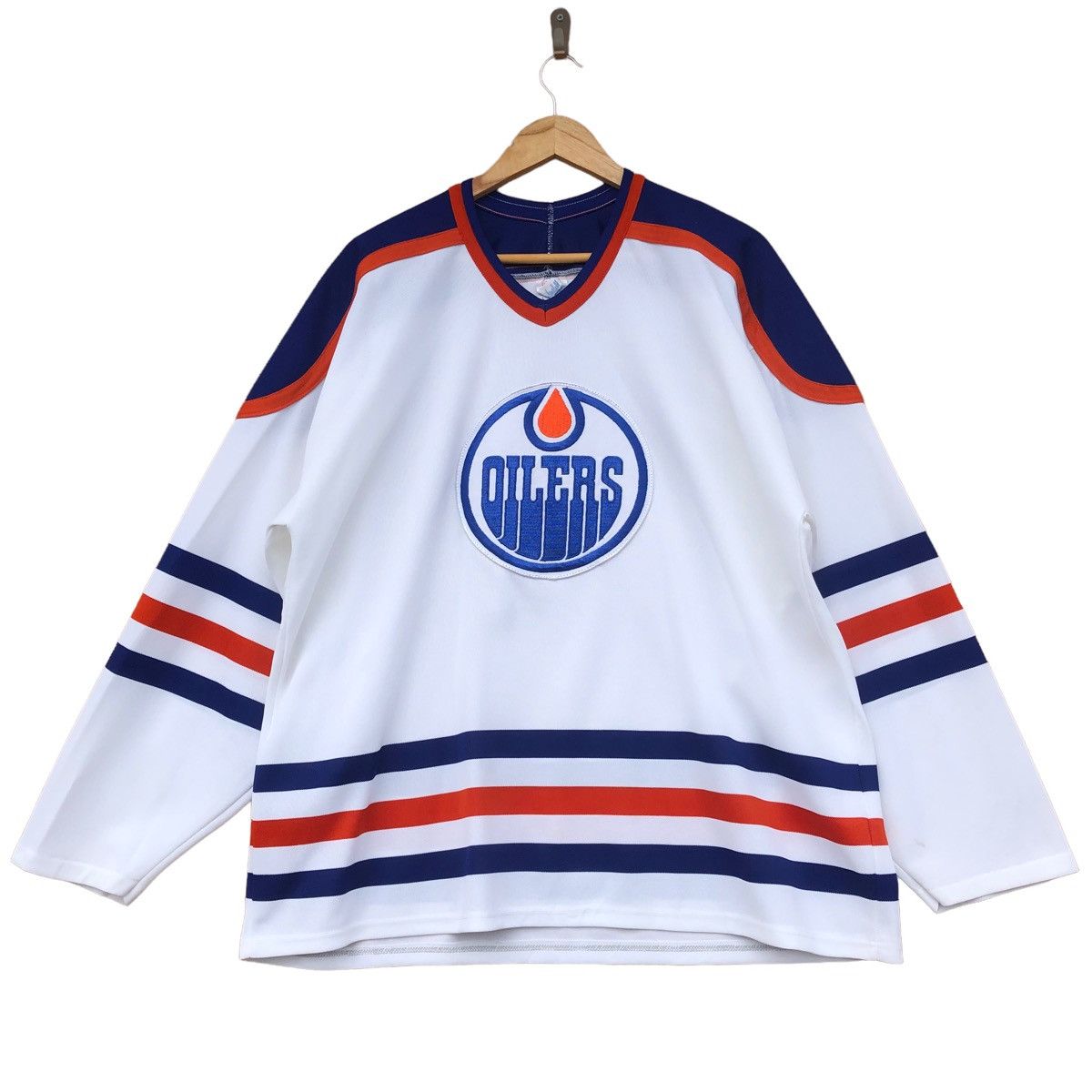 NHL × Vintage True Vintage! 80s edmonton oilers nhl sportwear Size US XL / EU 56 / 4 - 1 Thumbnail