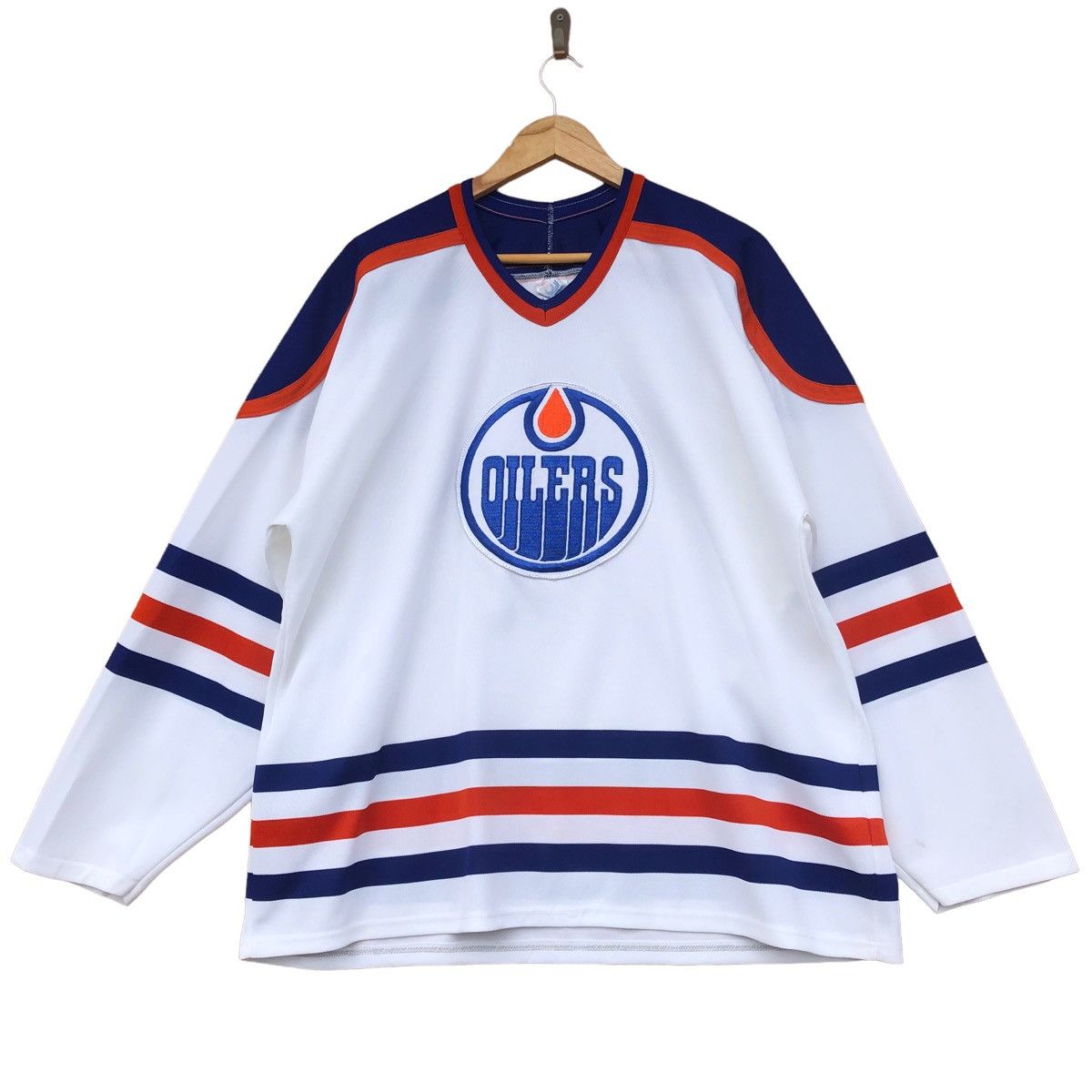 Image of 1980S Edmonton Oilers Nhl Jersey, Men's (Size XL)