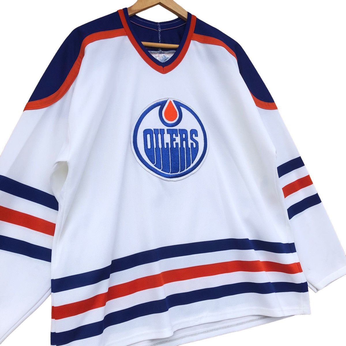 NHL × Vintage True Vintage! 80s edmonton oilers nhl sportwear Size US XL / EU 56 / 4 - 6 Thumbnail