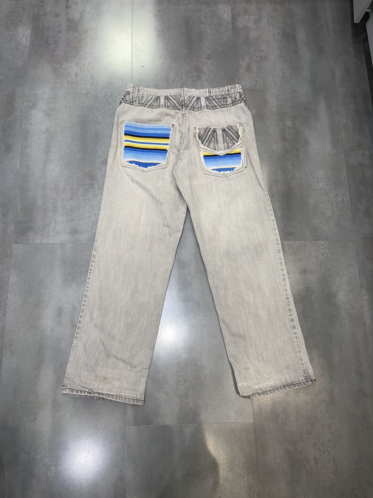 Marithe + Francois Girbaud Marithe Francois Girbaud Distressed Gray Denim Pants Size US 36 / EU 52 - 1 Thumbnail