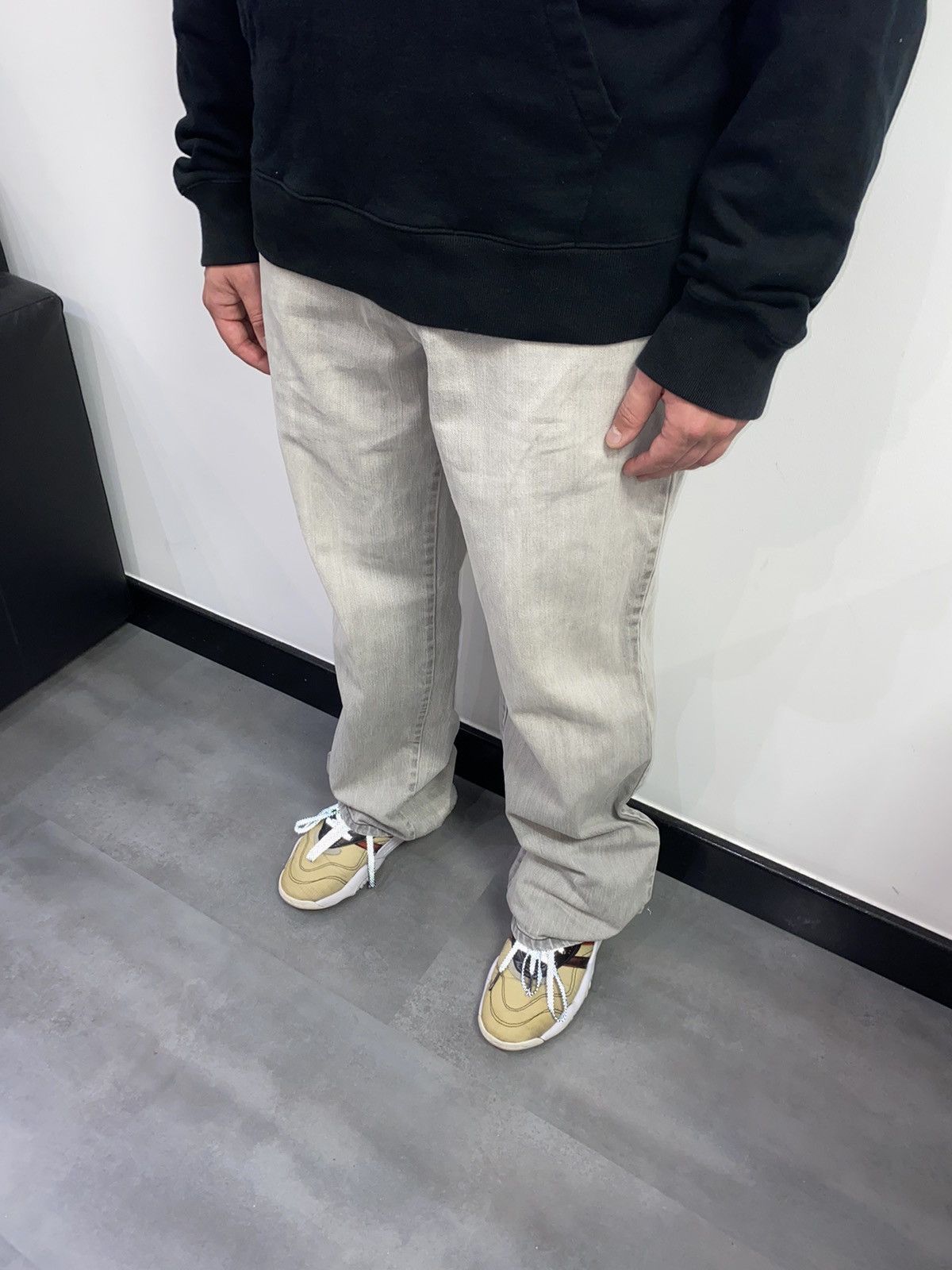 Marithe + Francois Girbaud Marithe Francois Girbaud Distressed Gray Denim Pants Size US 36 / EU 52 - 5 Thumbnail