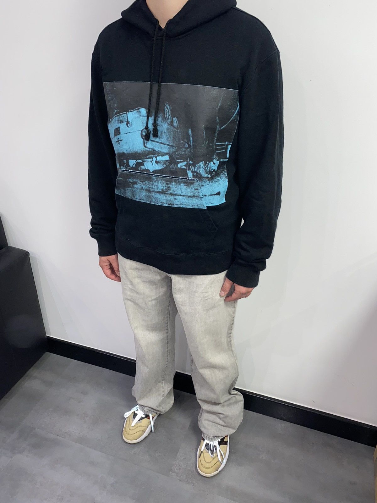 Marithe + Francois Girbaud Marithe Francois Girbaud Distressed Gray Denim Pants Size US 36 / EU 52 - 4 Thumbnail