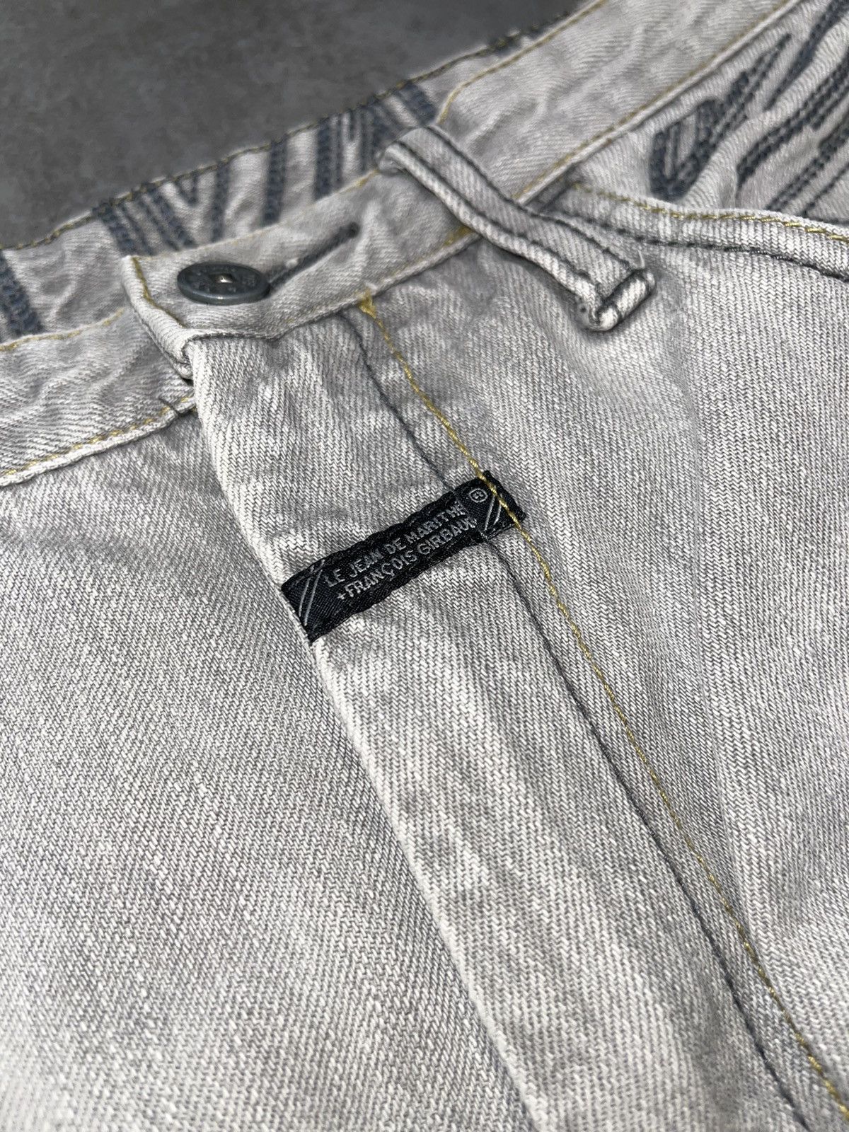 Marithe + Francois Girbaud Marithe Francois Girbaud Distressed Gray Denim Pants Size US 36 / EU 52 - 11 Thumbnail