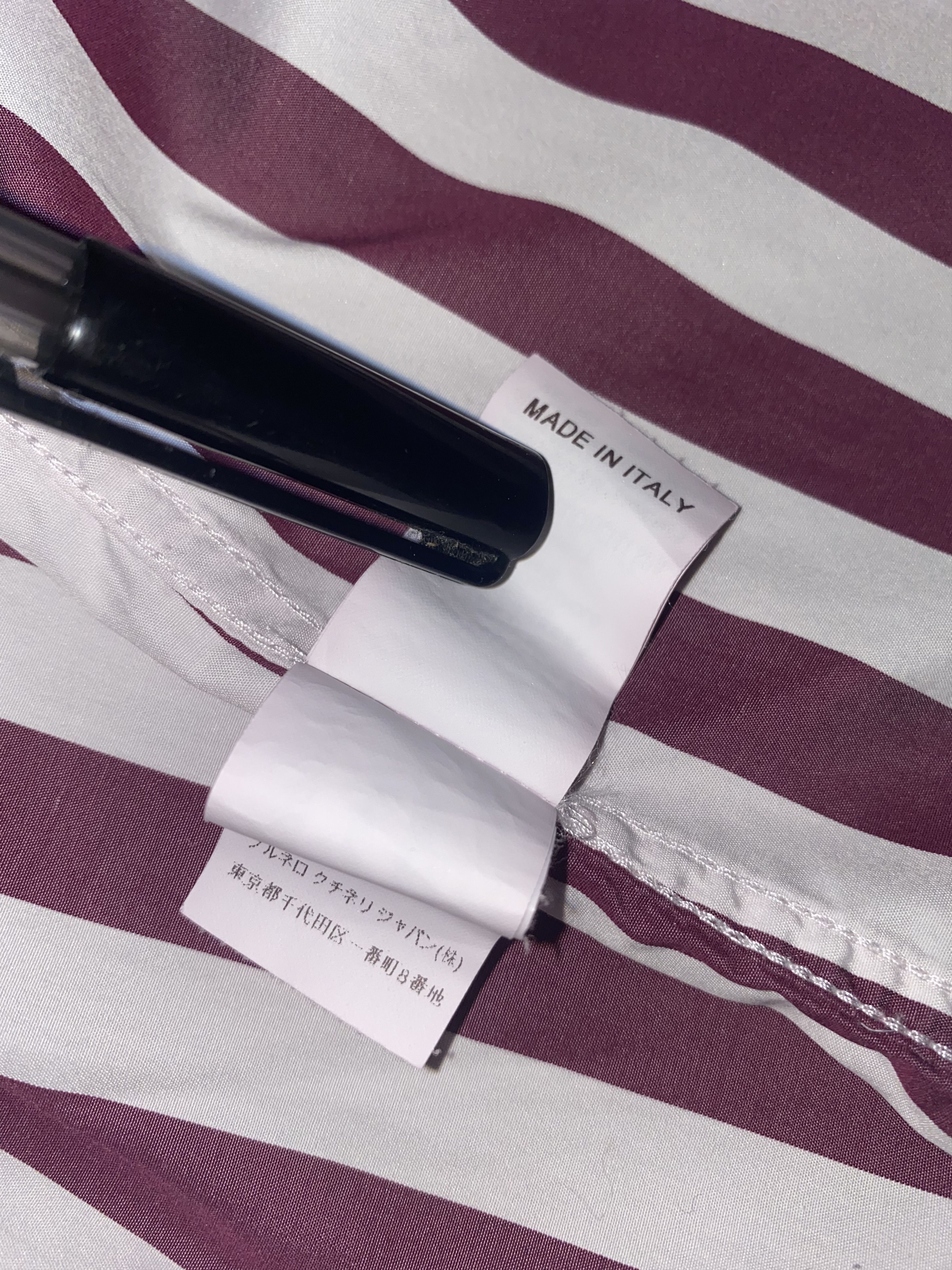 Brunello Cucinelli DS! Brunello Cucinelli Striped Button Up Shirt Size US XL / EU 56 / 4 - 13 Thumbnail