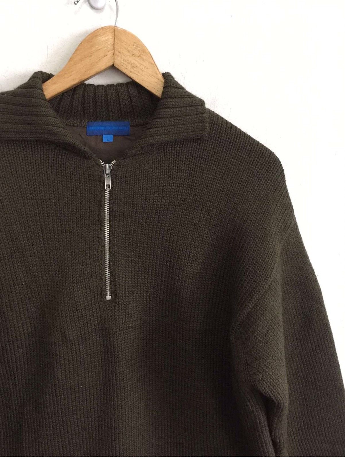 United Arrows 💥United Arrow Sweater Knitwear Green Army Size US L / EU 52-54 / 3 - 3 Thumbnail