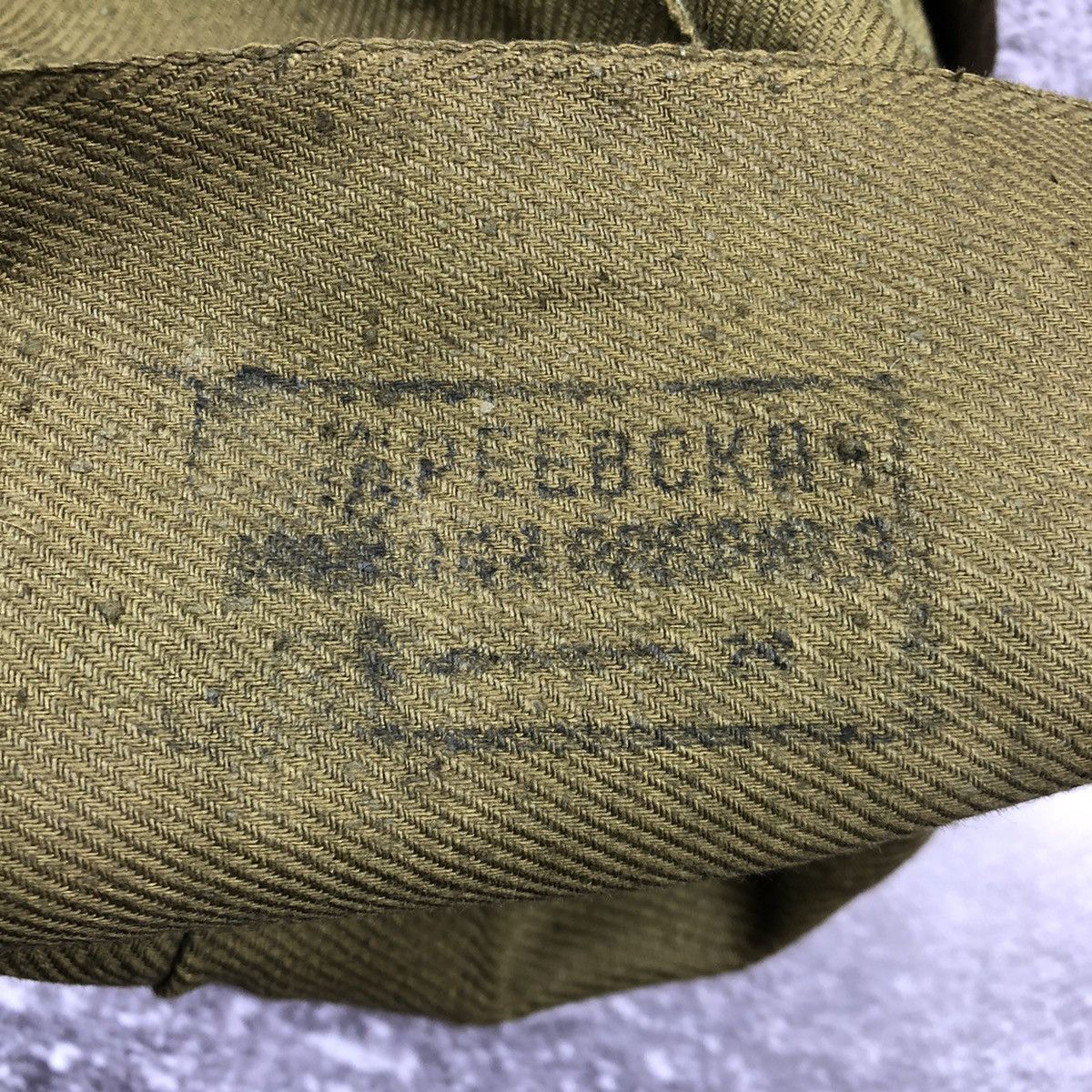 Vintage Vintage 1979 USSR Canvas Bag from a Soviet Gas Mask Size ONE SIZE - 5 Thumbnail