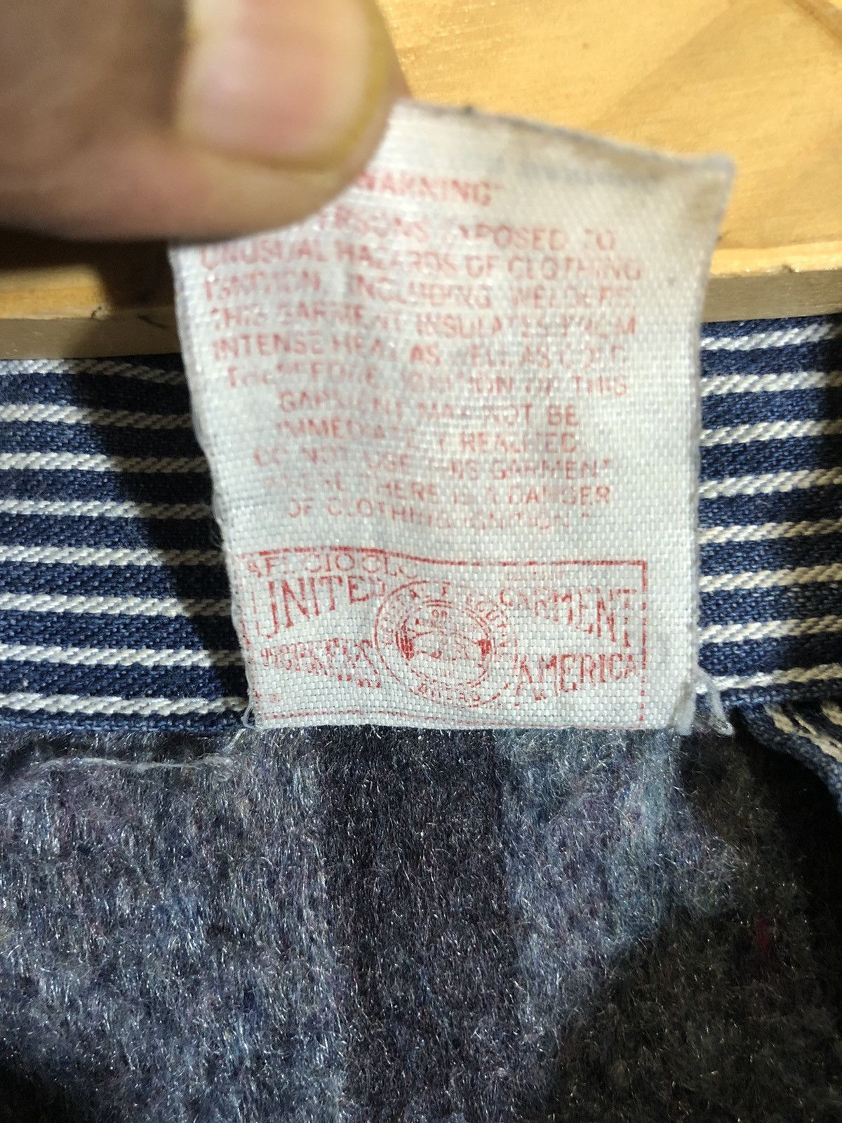 Carhartt × Carhartt Wip Vintage CARHATT WIP Michigan Chore Jacket hickory stripe Size US L / EU 52-54 / 3 - 10 Thumbnail