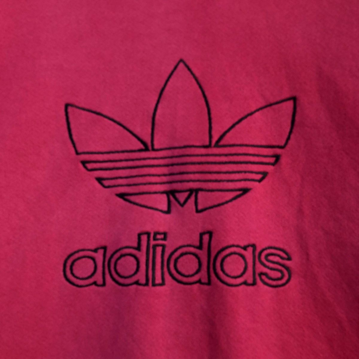 Vintage 90s adidas big logo trefoil crewneck
