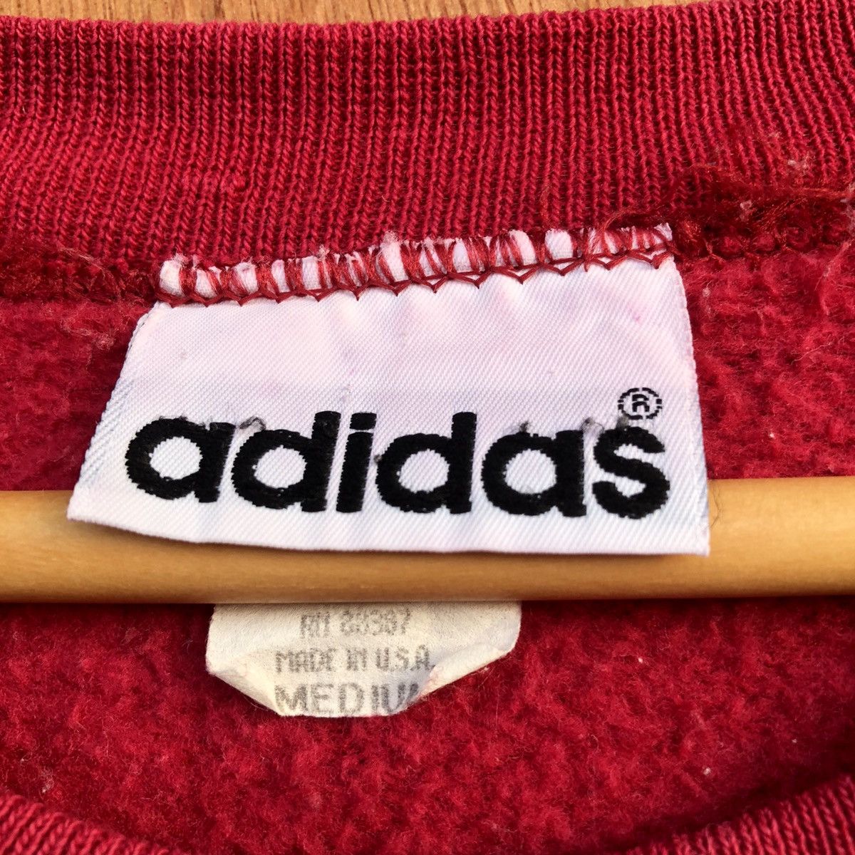 Vintage 90s adidas big logo trefoil crewneck