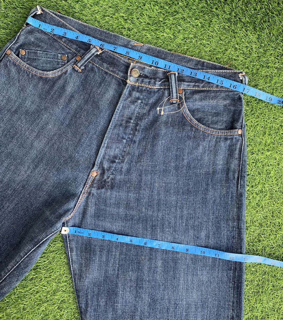 Evisu Vintage Yamane Selvedge Denim Jeans X Mercibeaucoup Size US 33 - 19 Thumbnail