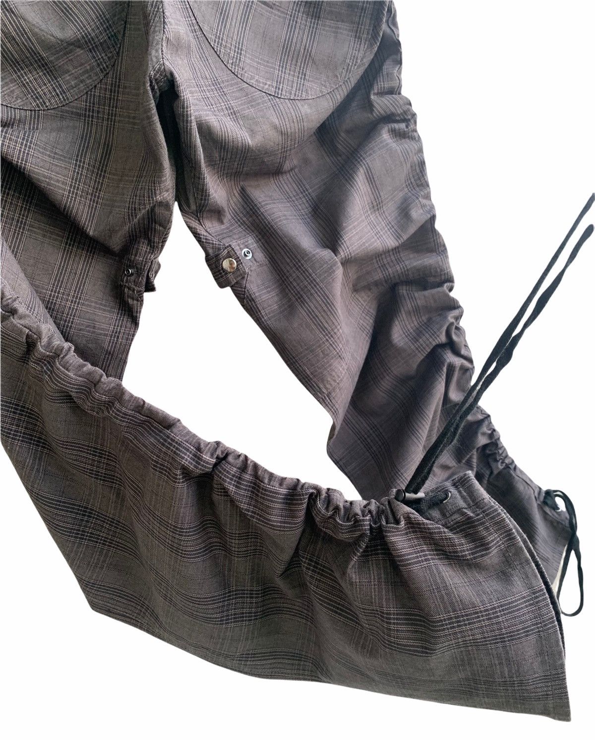 PPFM 🔥Japanese brand Checked Trousers Parachute Pant Size US 32 / EU 48 - 3 Thumbnail
