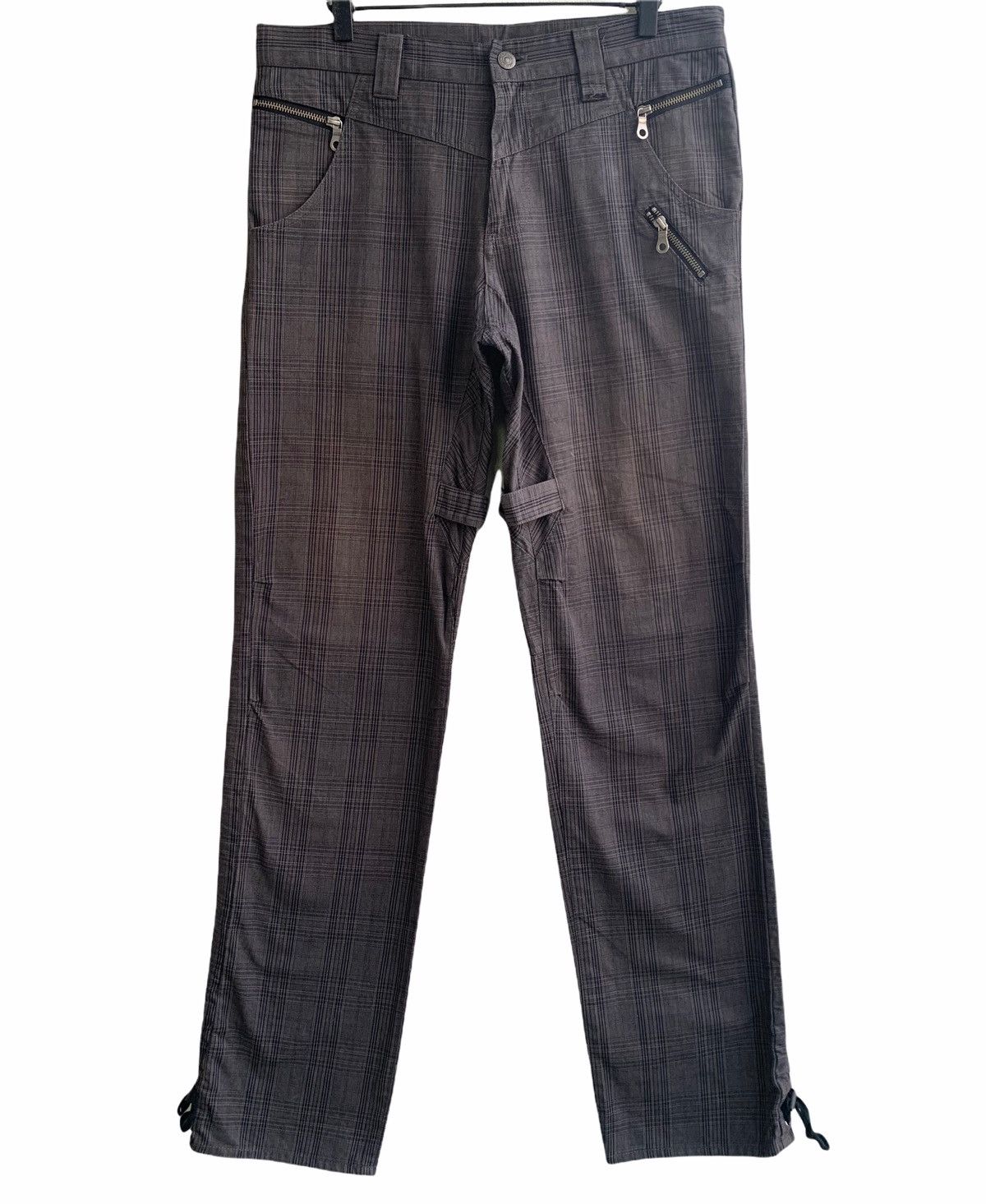 PPFM 🔥Japanese brand Checked Trousers Parachute Pant Size US 32 / EU 48 - 6 Thumbnail