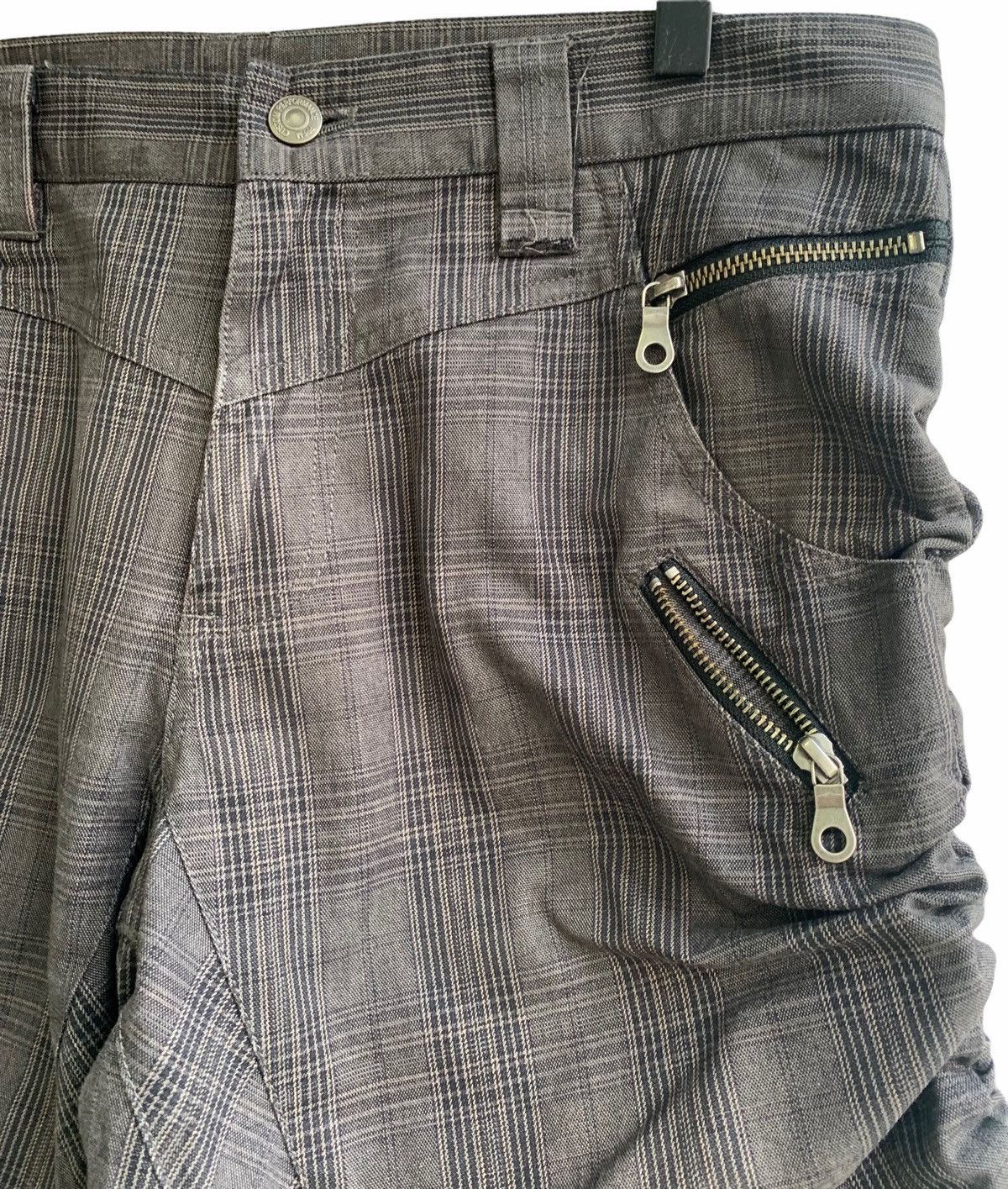 PPFM 🔥Japanese brand Checked Trousers Parachute Pant Size US 32 / EU 48 - 4 Thumbnail