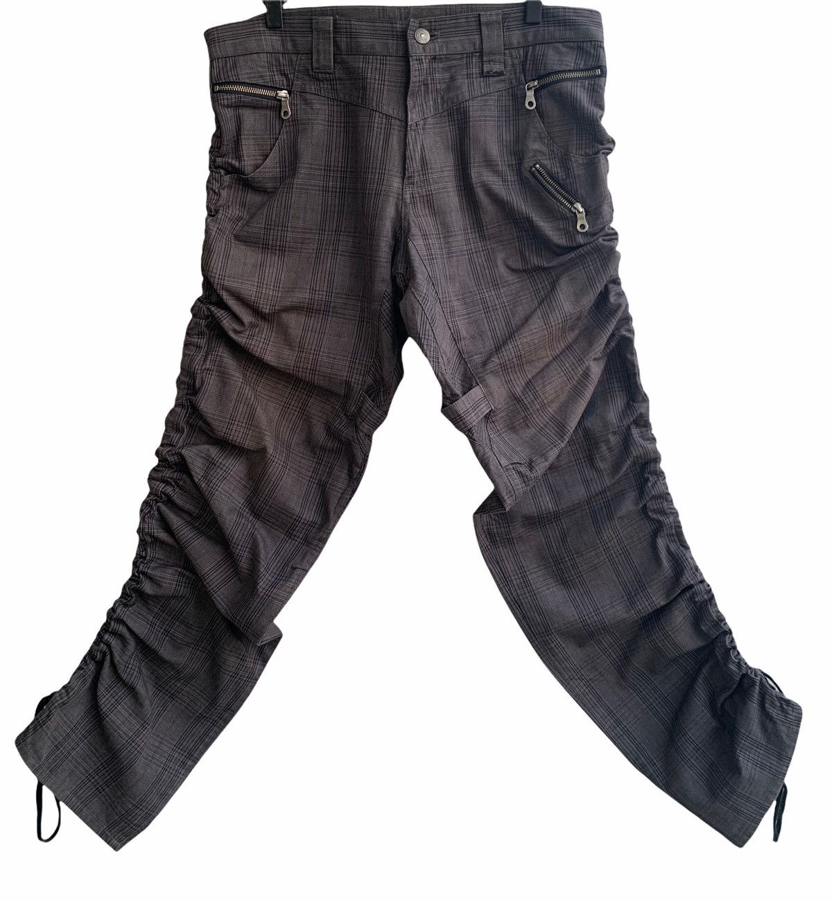 🔥Japanese brand Checked Trousers Parachute Pant