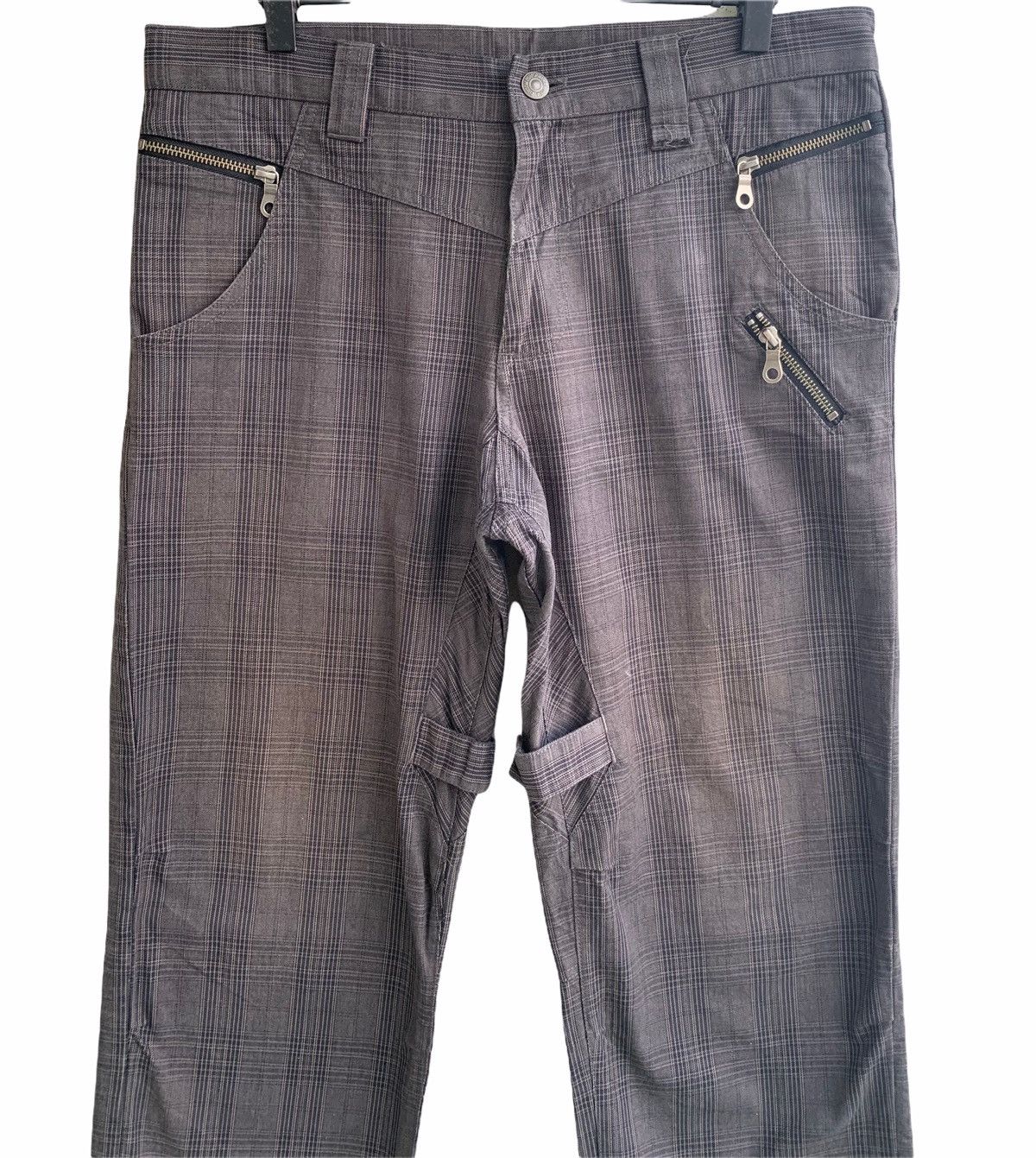 PPFM 🔥Japanese brand Checked Trousers Parachute Pant Size US 32 / EU 48 - 9 Thumbnail