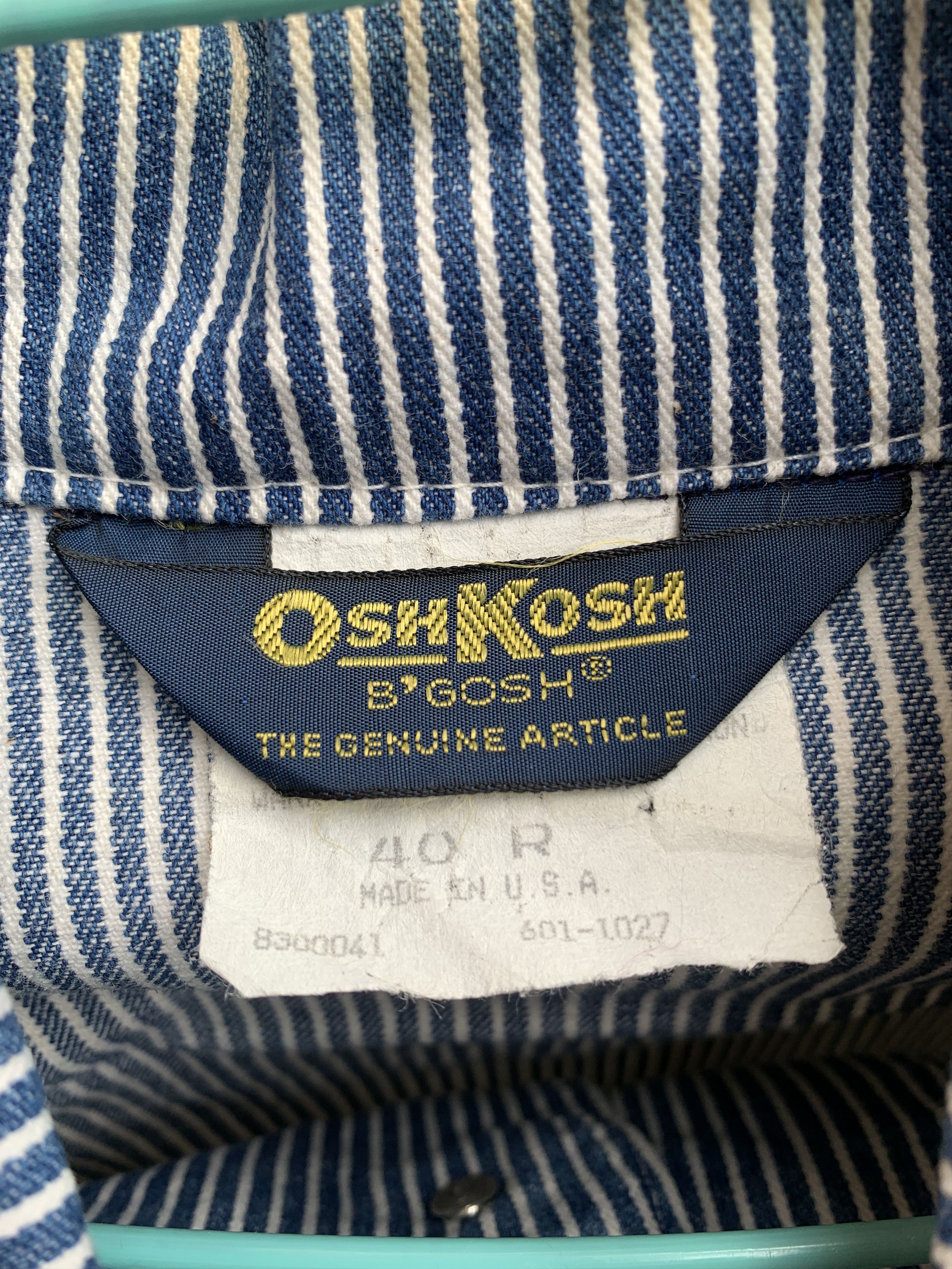 Oshkosh Oshkosh B’Gosh Union Made Sanforized Hikory Jacket Size US L / EU 52-54 / 3 - 7 Thumbnail