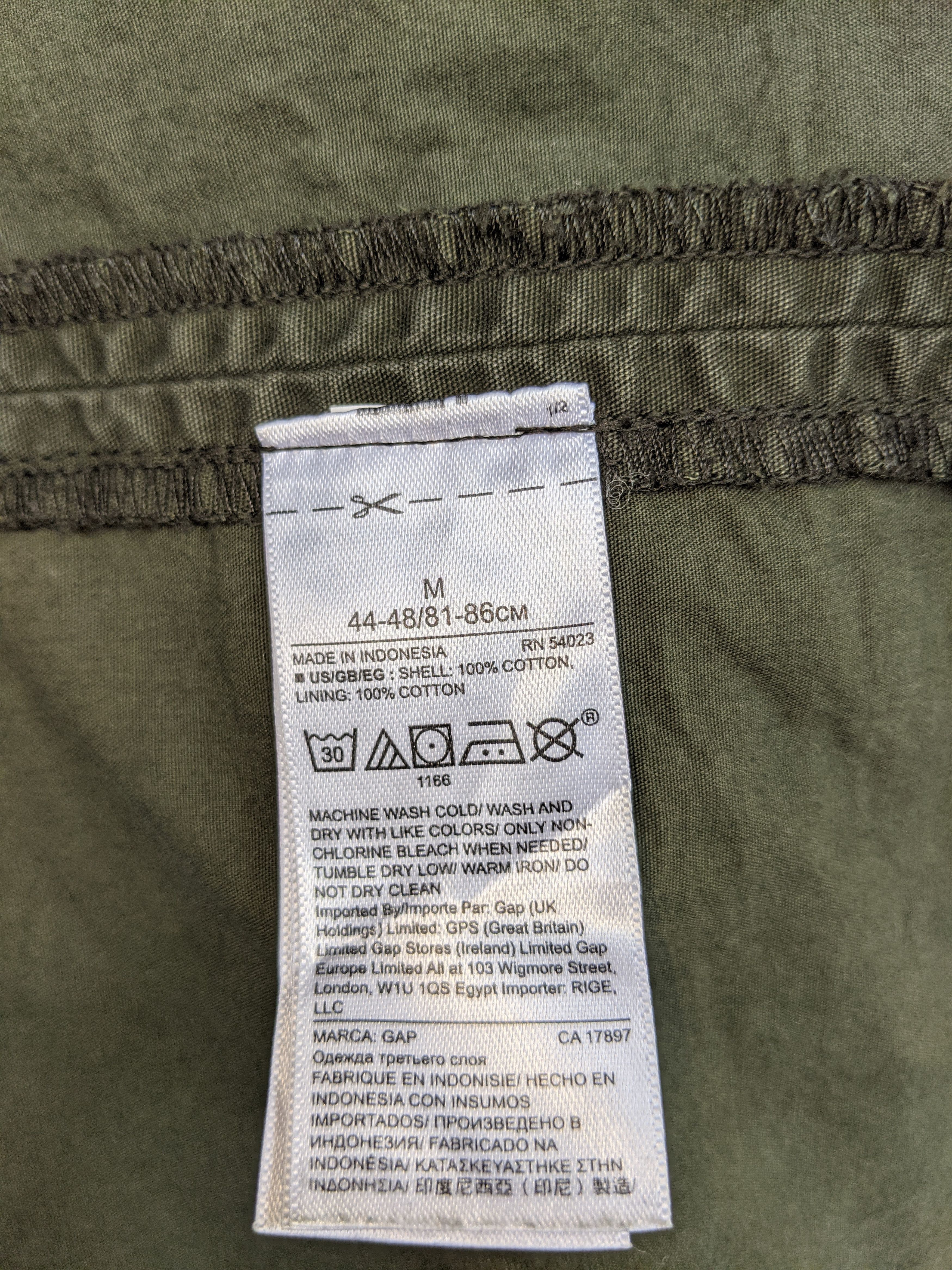 Gap Vintage Gap Military Jacket Size US M / EU 48-50 / 2 - 11 Thumbnail