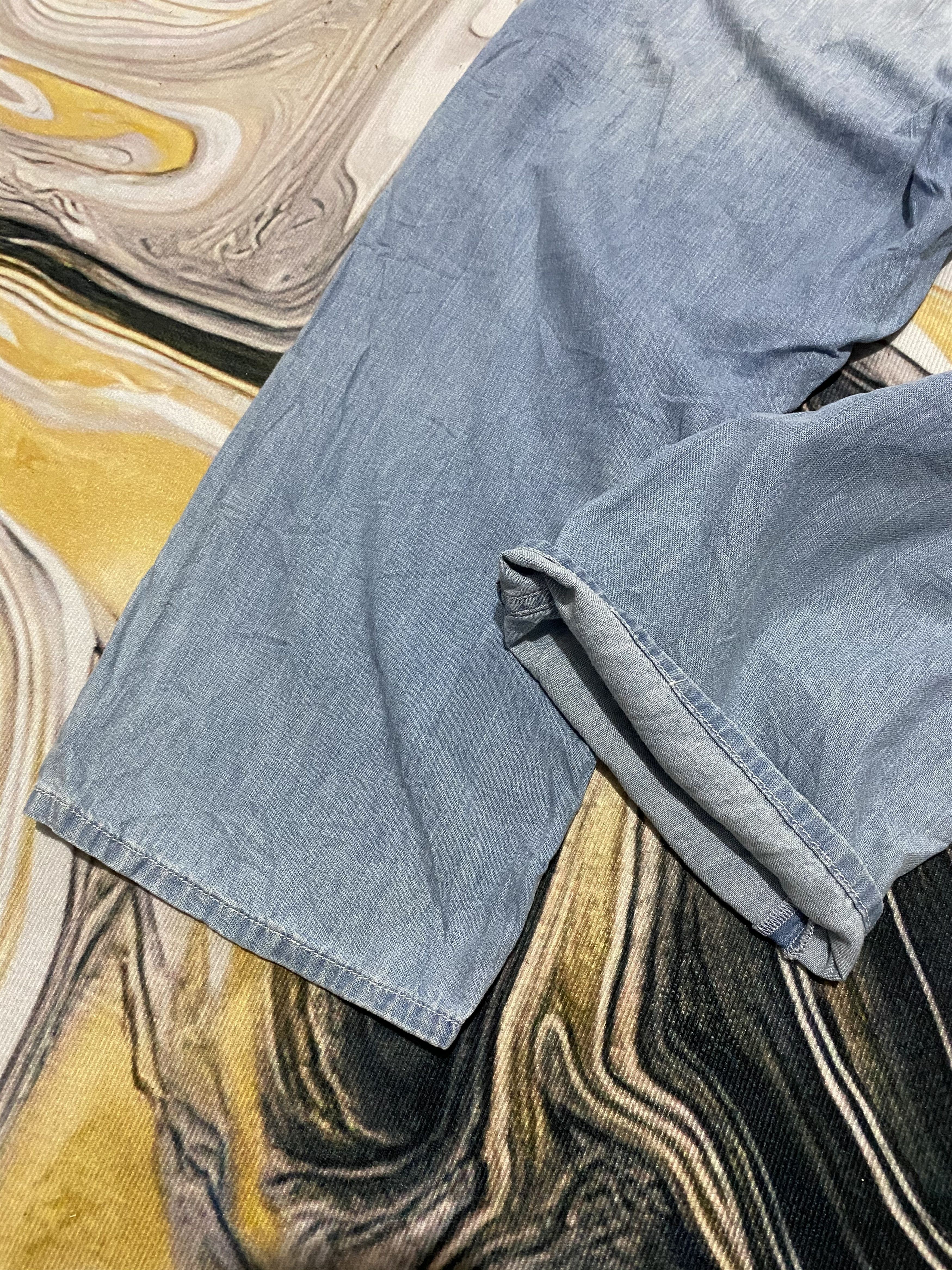 Maison Margiela SICKS💥Maison Margiela MM6 Cropped Denim Pants Size US 28 / EU 44 - 17 Thumbnail