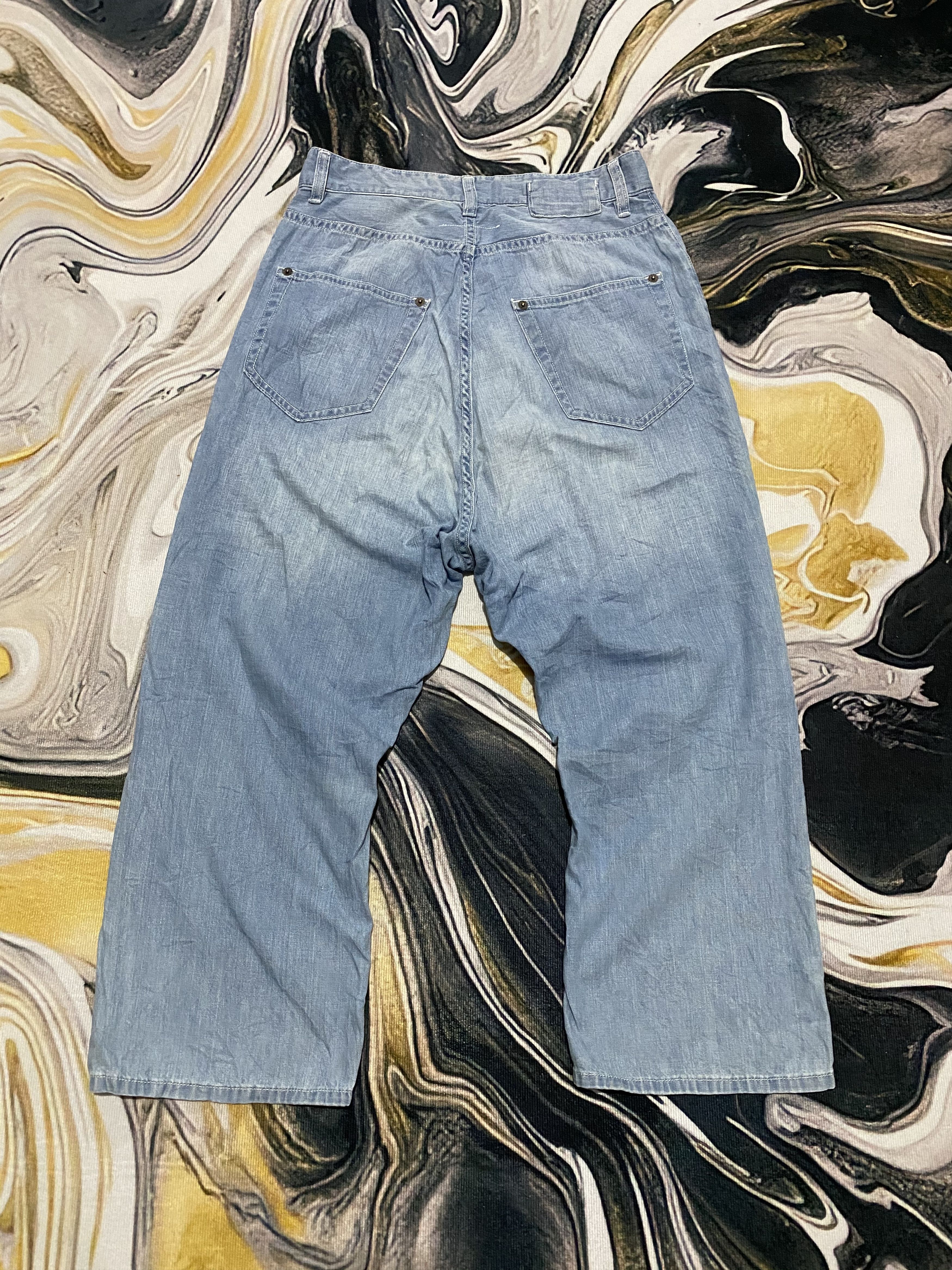 Maison Margiela SICKS💥Maison Margiela MM6 Cropped Denim Pants Size US 28 / EU 44 - 3 Thumbnail