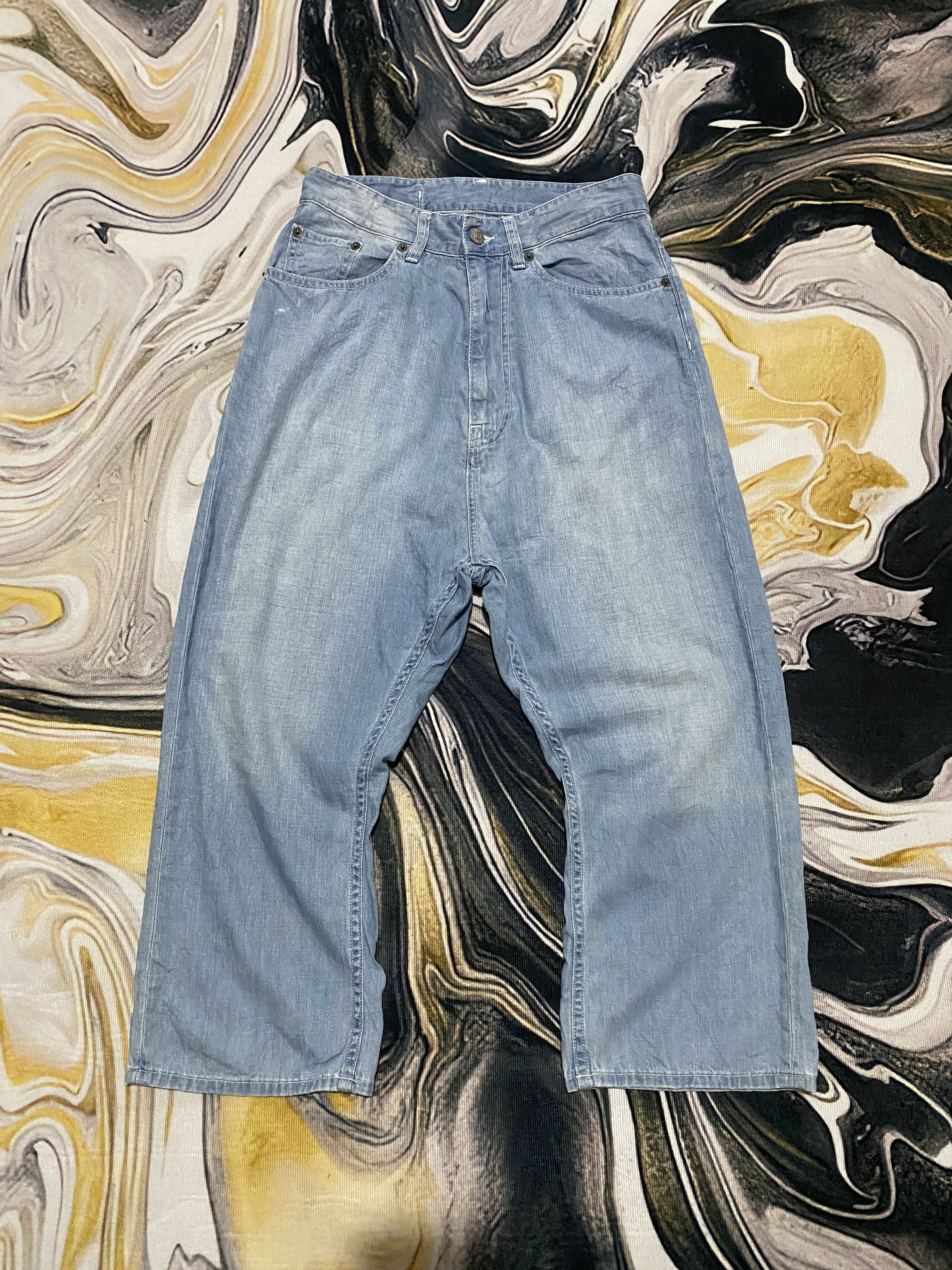 Maison Margiela SICKS💥Maison Margiela MM6 Cropped Denim Pants Size US 28 / EU 44 - 2 Thumbnail