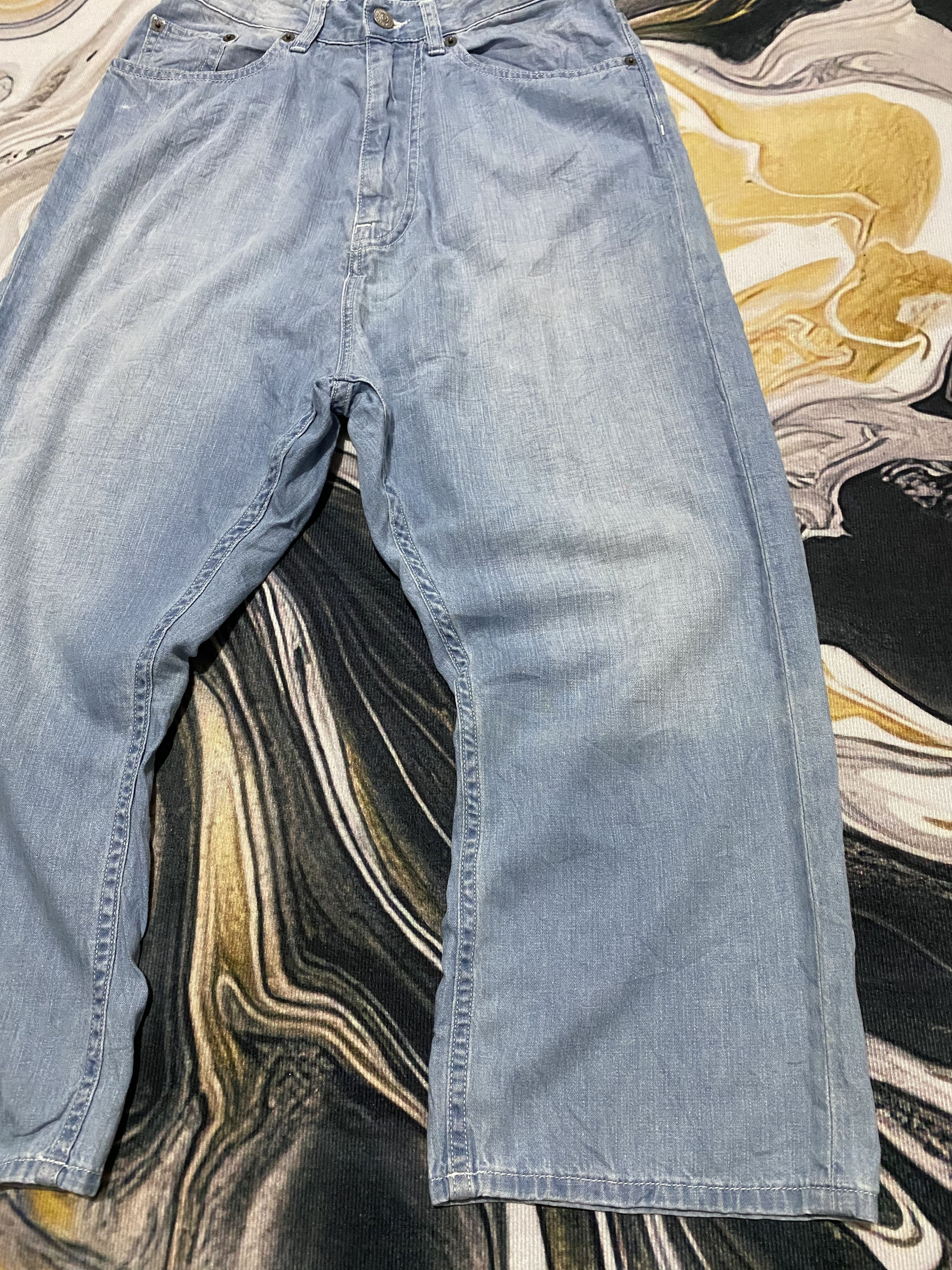 Maison Margiela SICKS💥Maison Margiela MM6 Cropped Denim Pants Size US 28 / EU 44 - 6 Thumbnail