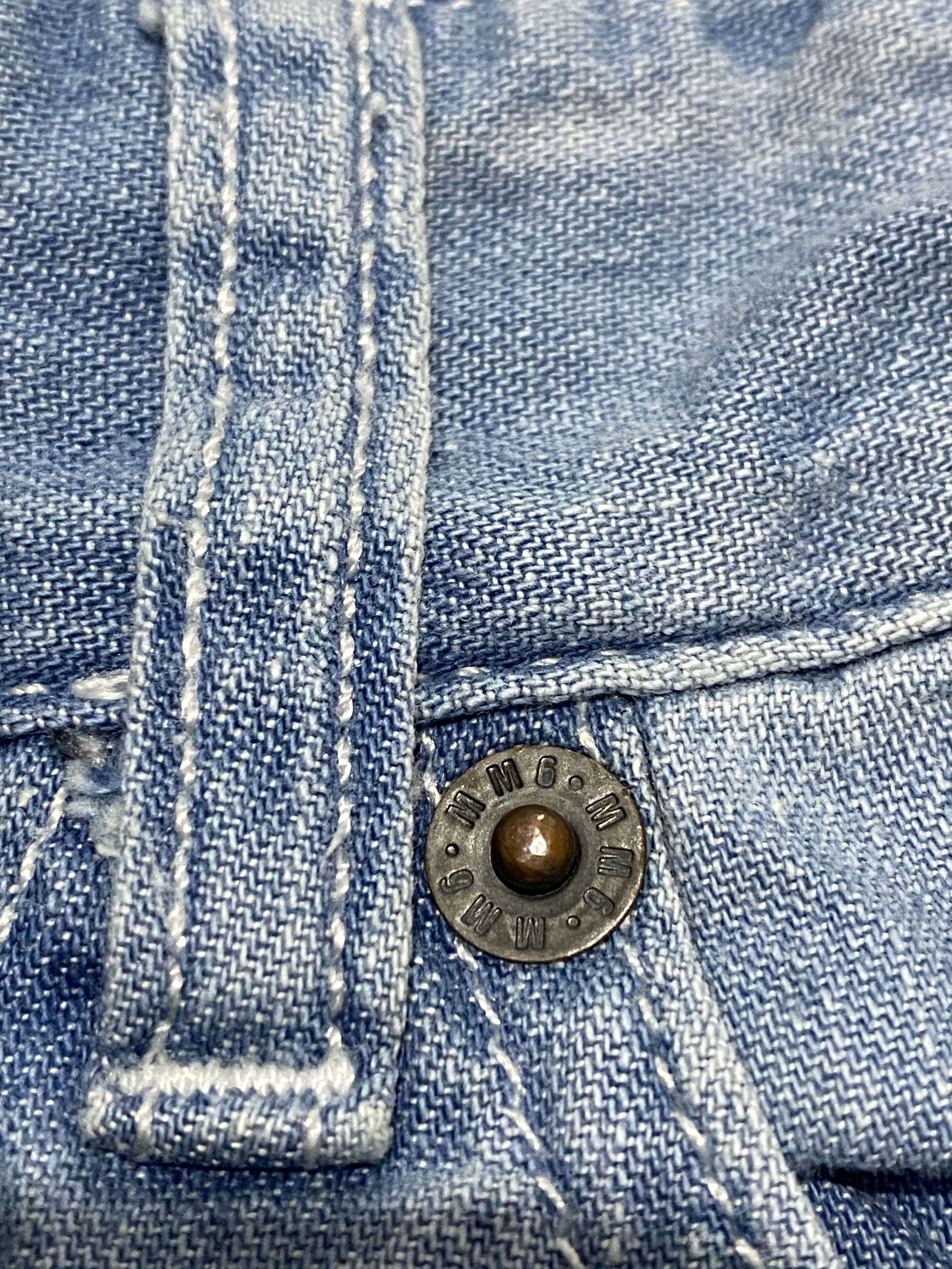 Maison Margiela SICKS💥Maison Margiela MM6 Cropped Denim Pants Size US 28 / EU 44 - 15 Thumbnail