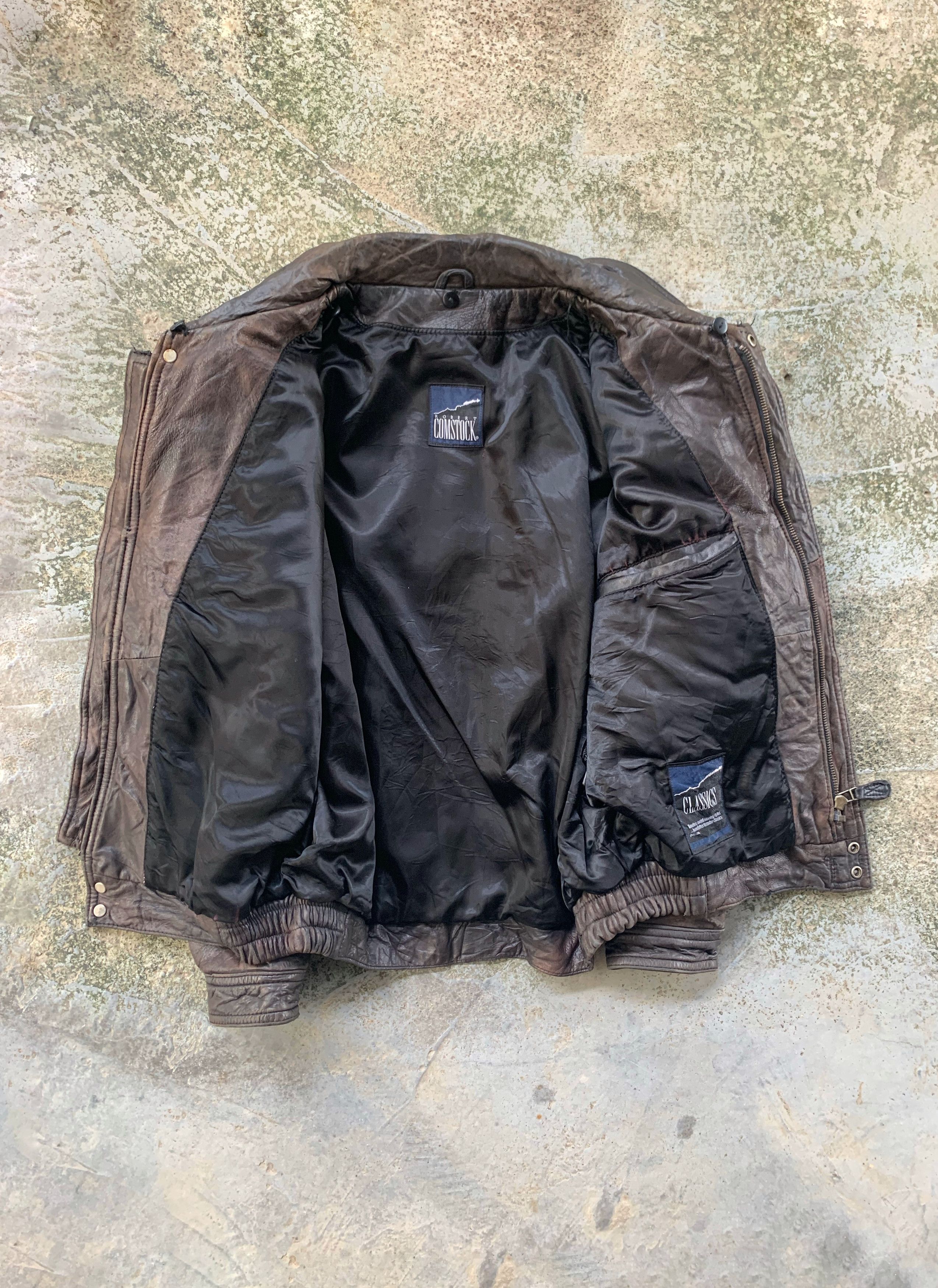 Robert Comstock Vintage Robert Comstock Leather Jacket Size US M / EU 48-50 / 2 - 3 Thumbnail