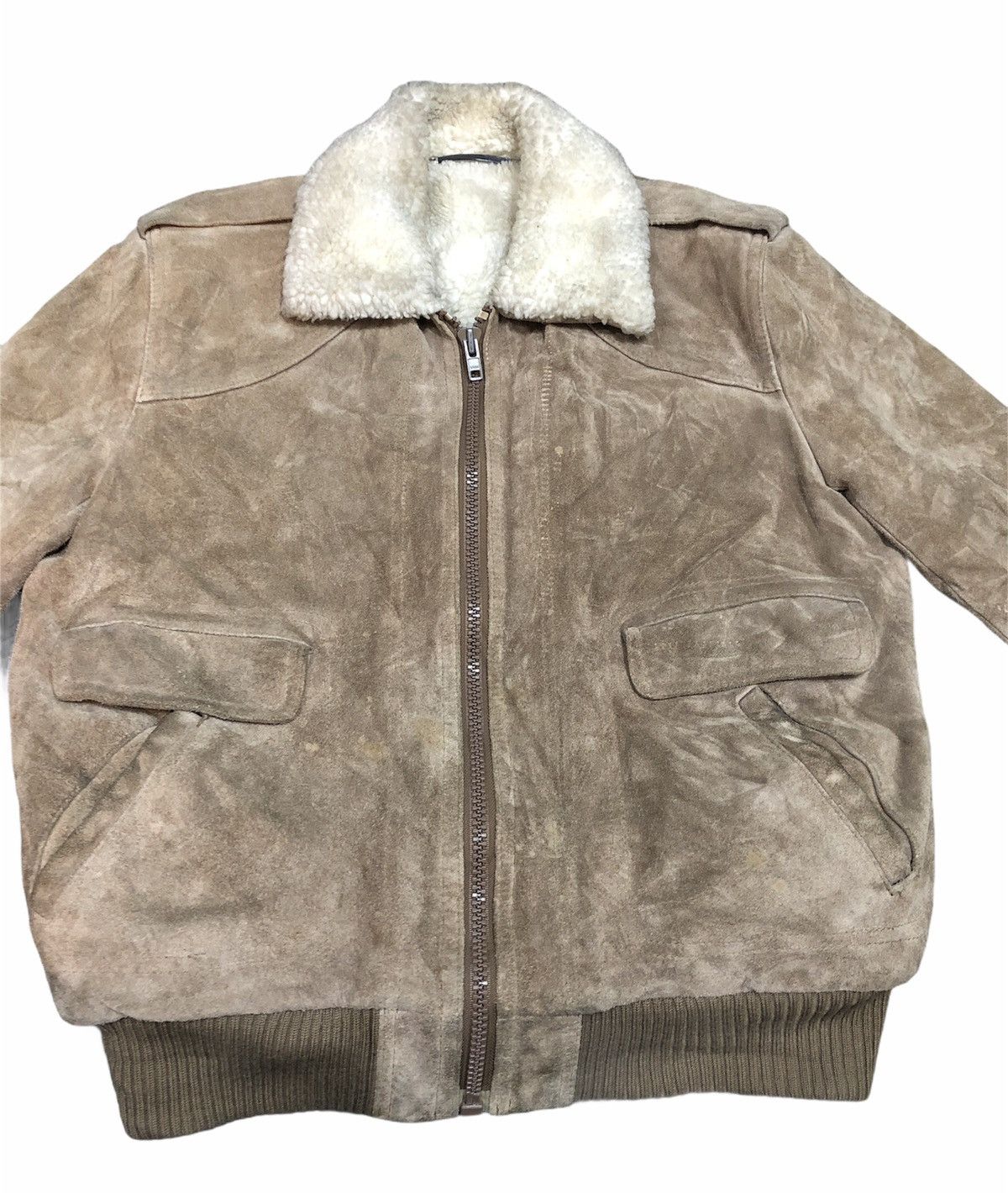 Genuine Leather Canda Sheep Skin Leather Jacket Size US L / EU 52-54 / 3 - 2 Thumbnail