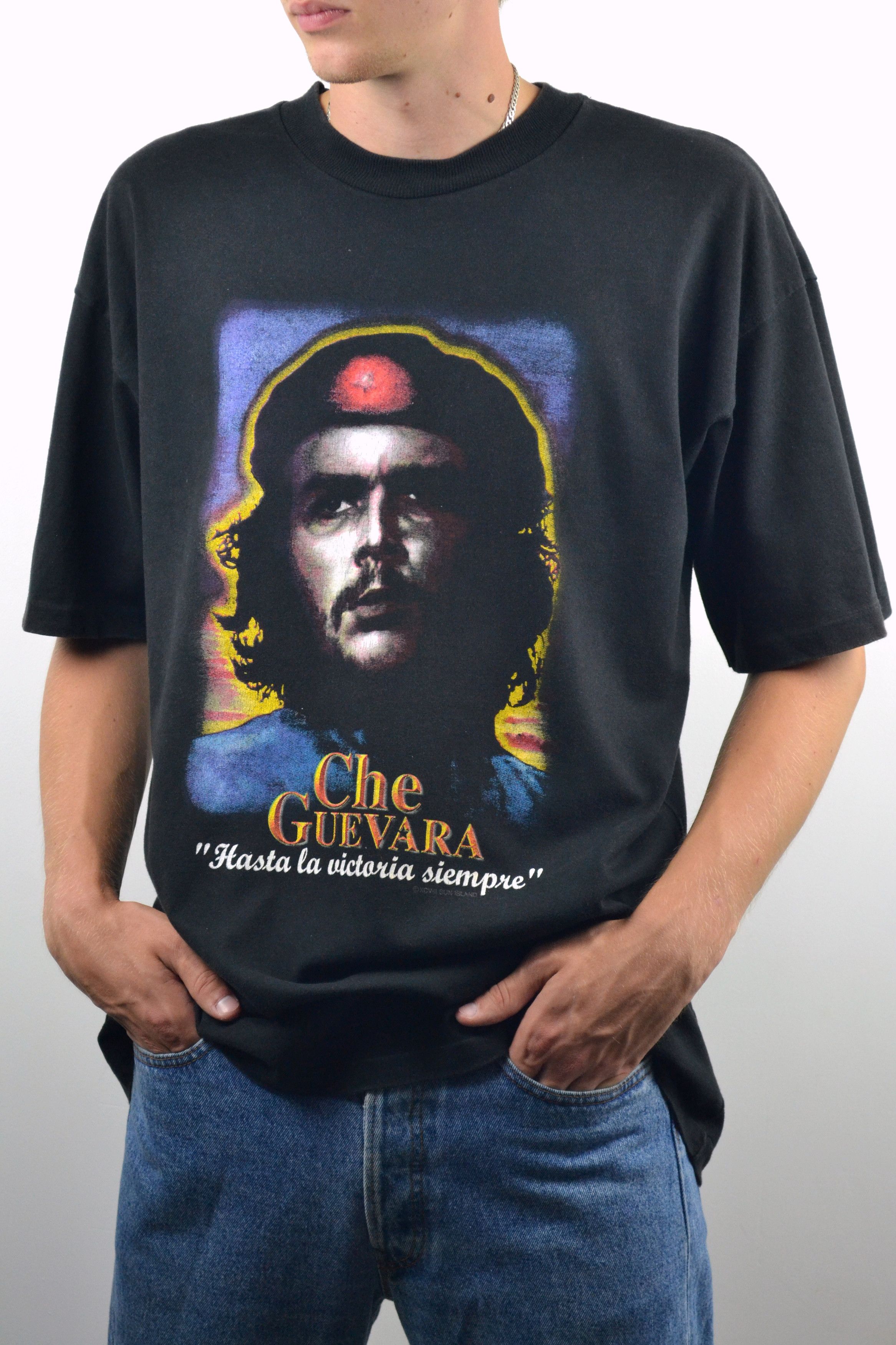 Vintage 1998 Vintage Che Guevara "Hasta La Victoria Siempre" Tee Size US XL / EU 56 / 4 - 4 Thumbnail